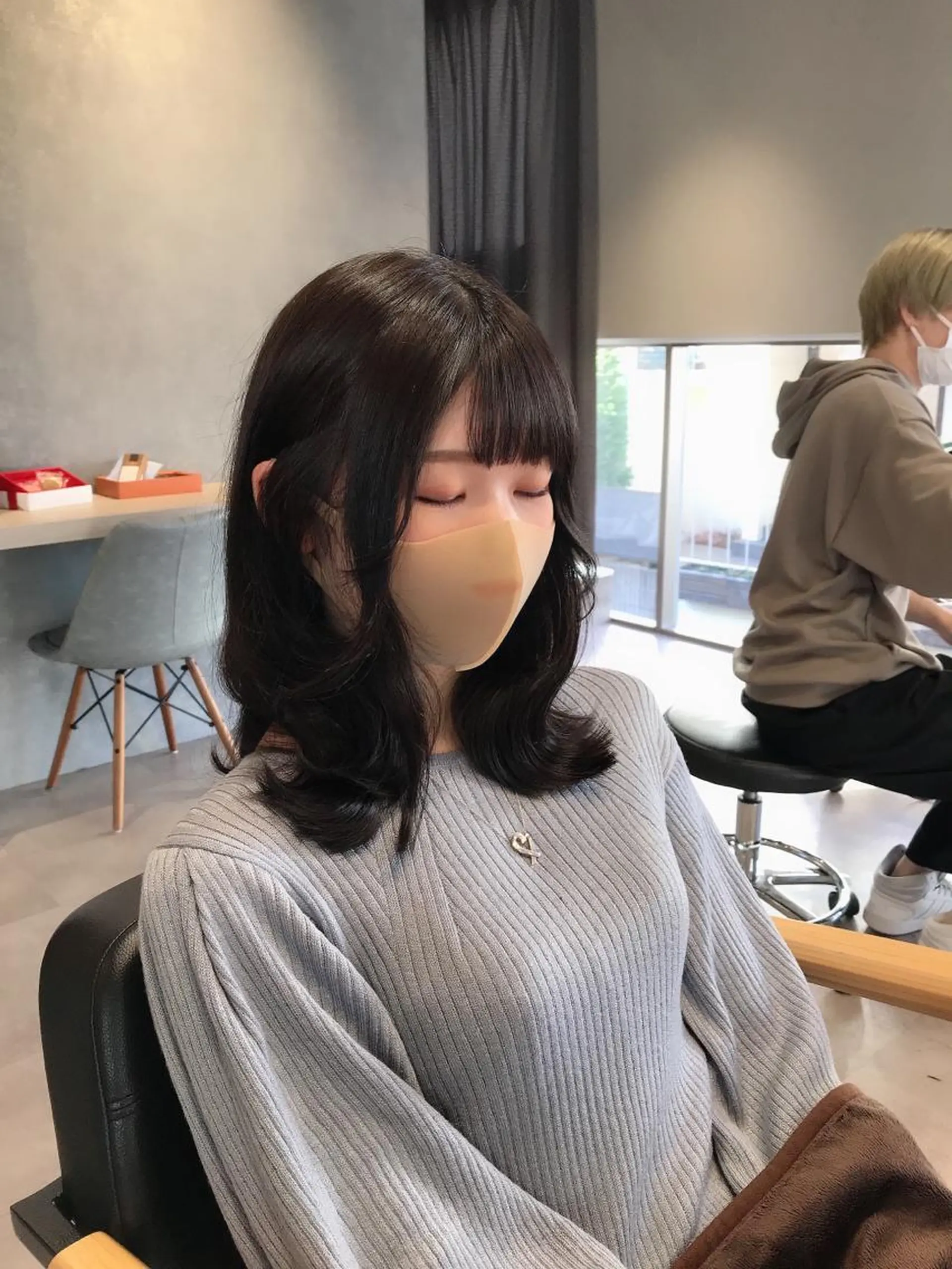 ミディアム カット ヘアカラー トリートメント ヘッドスパ 佐藤優太朗 似合わせ/髪質改善のヘアスタイル