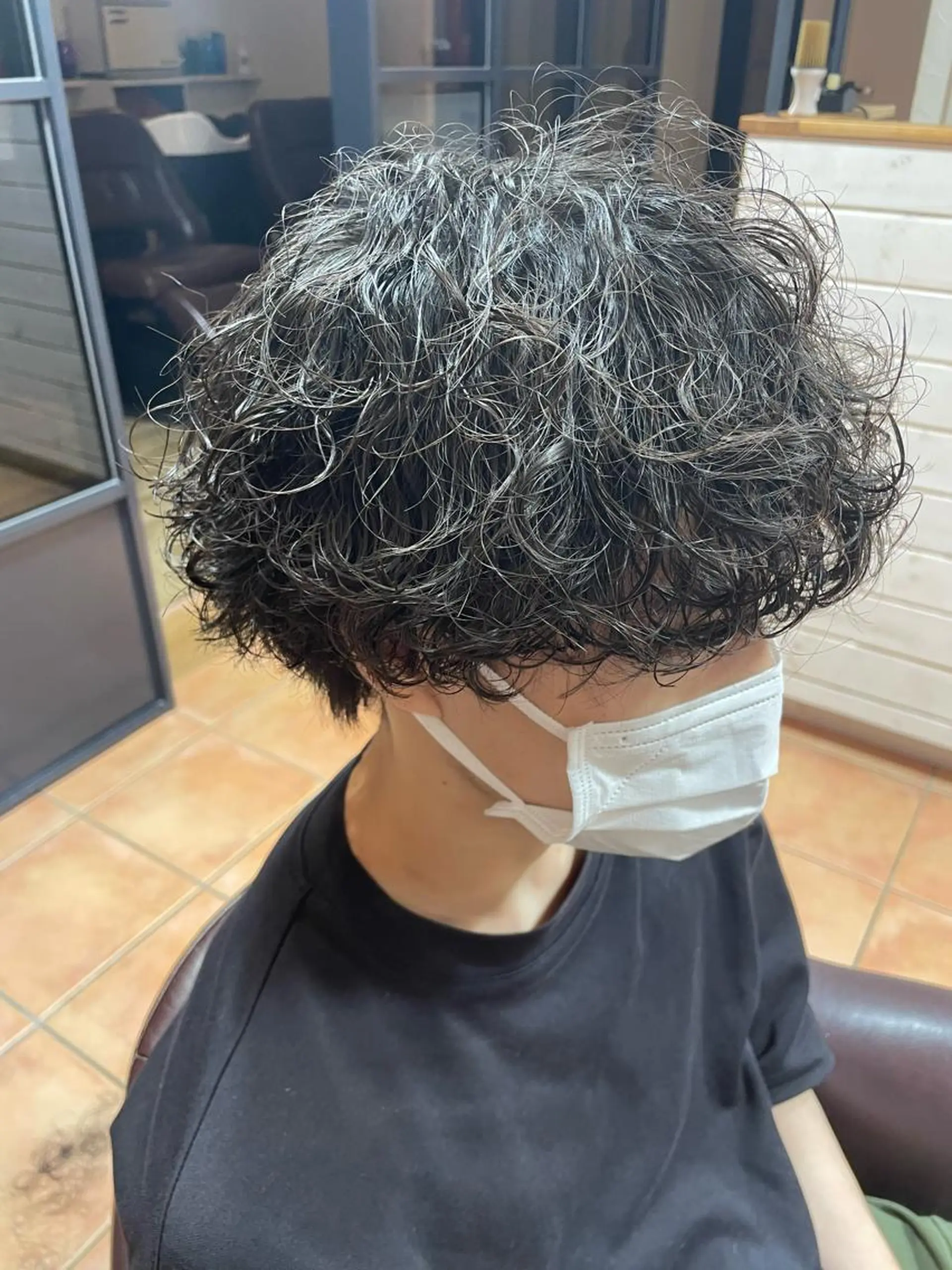 ショート パーマ メンズ 辻堂メンズ特化 YU-YAのヘアスタイル