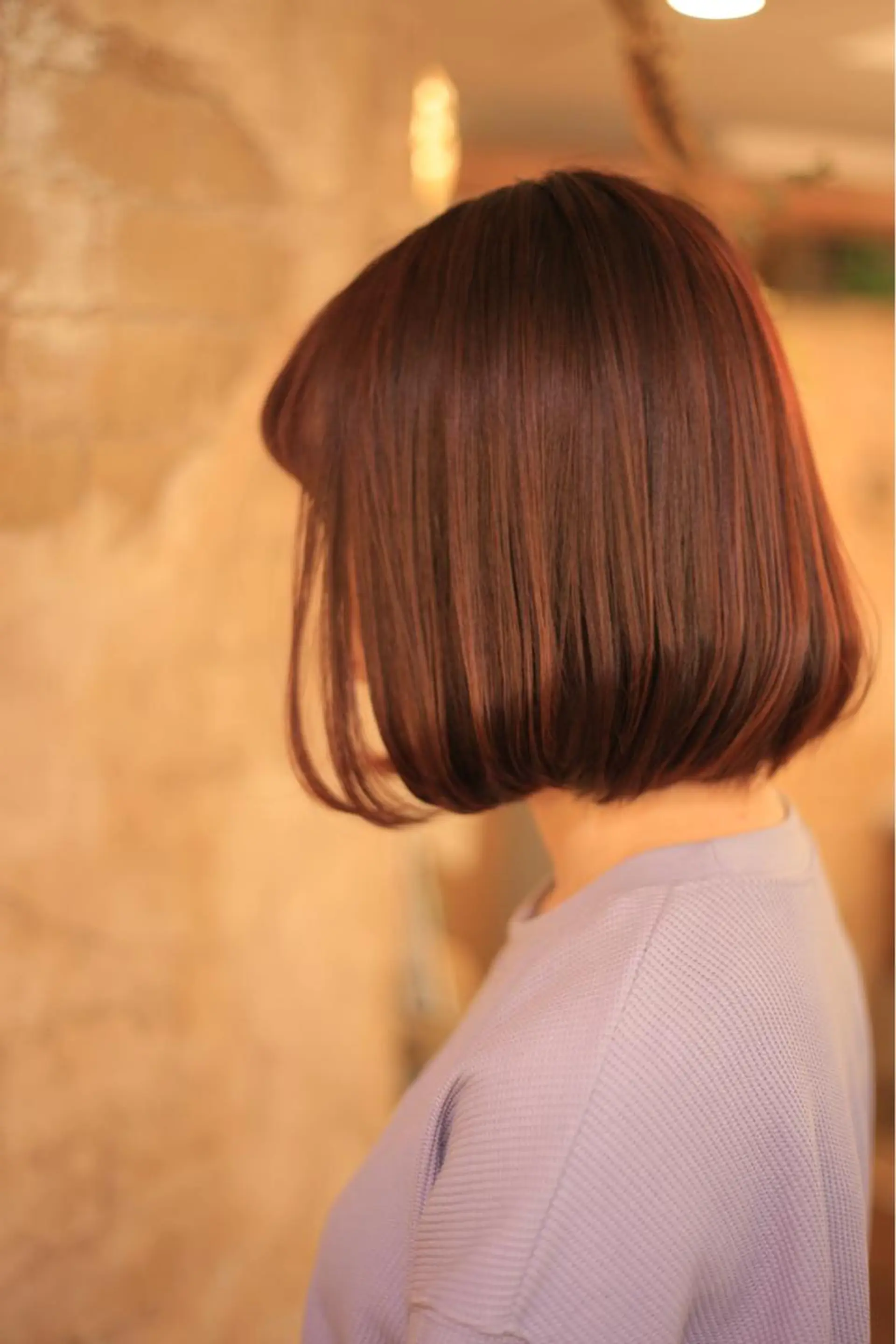 ミディアム カット ヘアカラー トリートメント nico 。のヘアスタイル