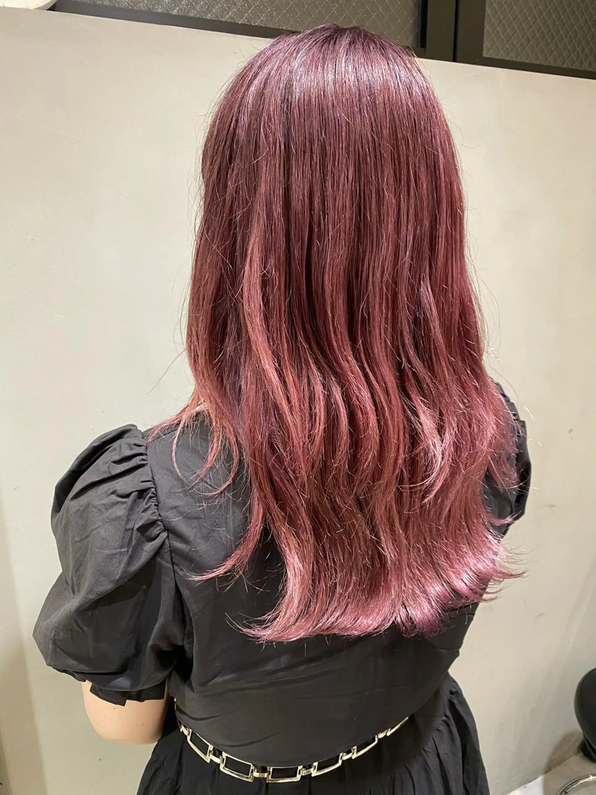 セミロング カラー 圧倒的透明感カラー nana🦕のヘアスタイル