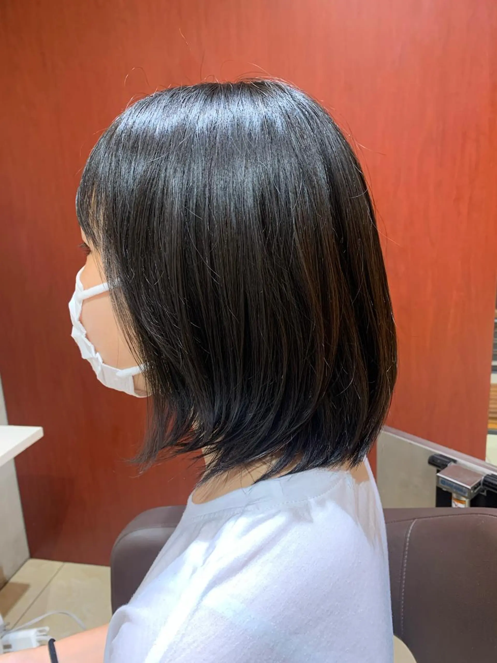 ミディアム 福田 秀好のヘアスタイル