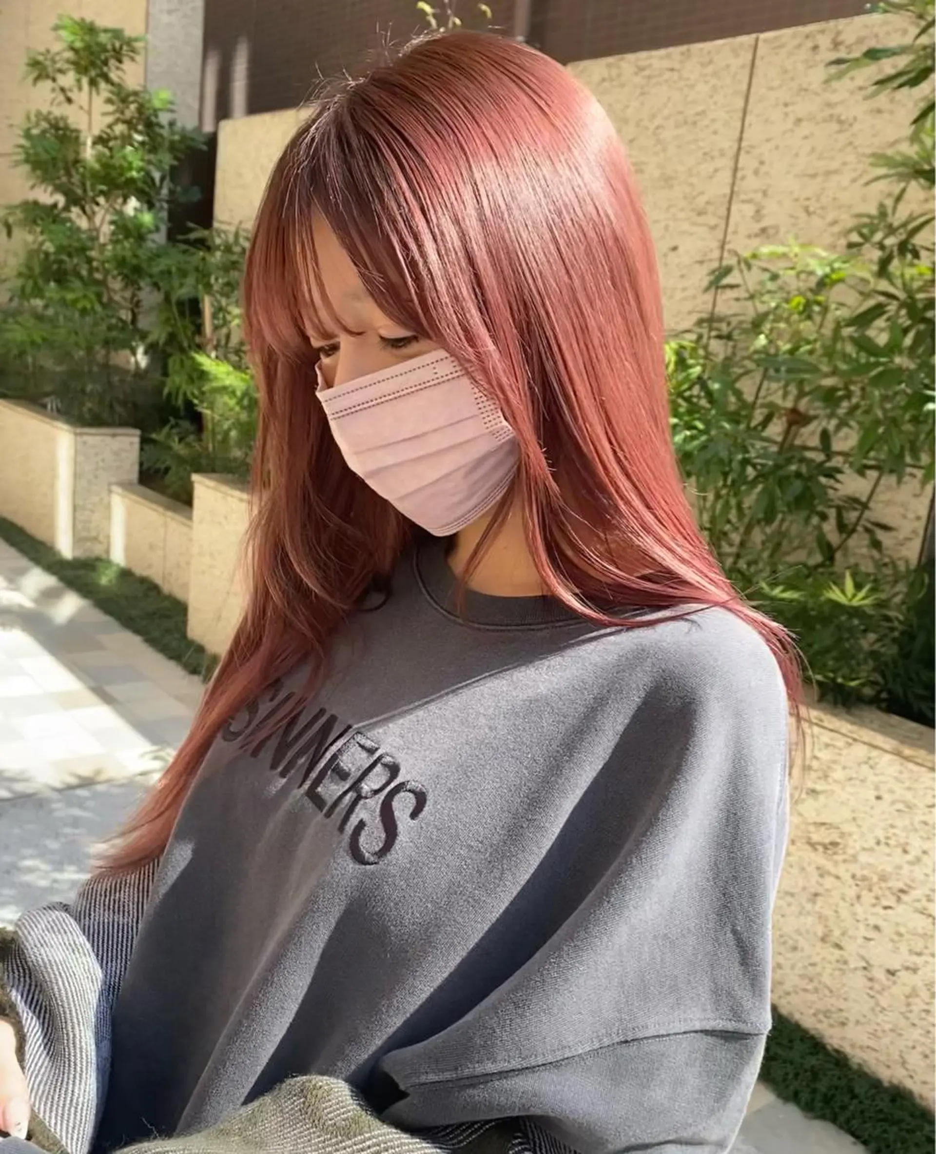 ロング カラー ピンクカラー ヘアカラー ハイトーン/デザイン hirokiのヘアスタイル