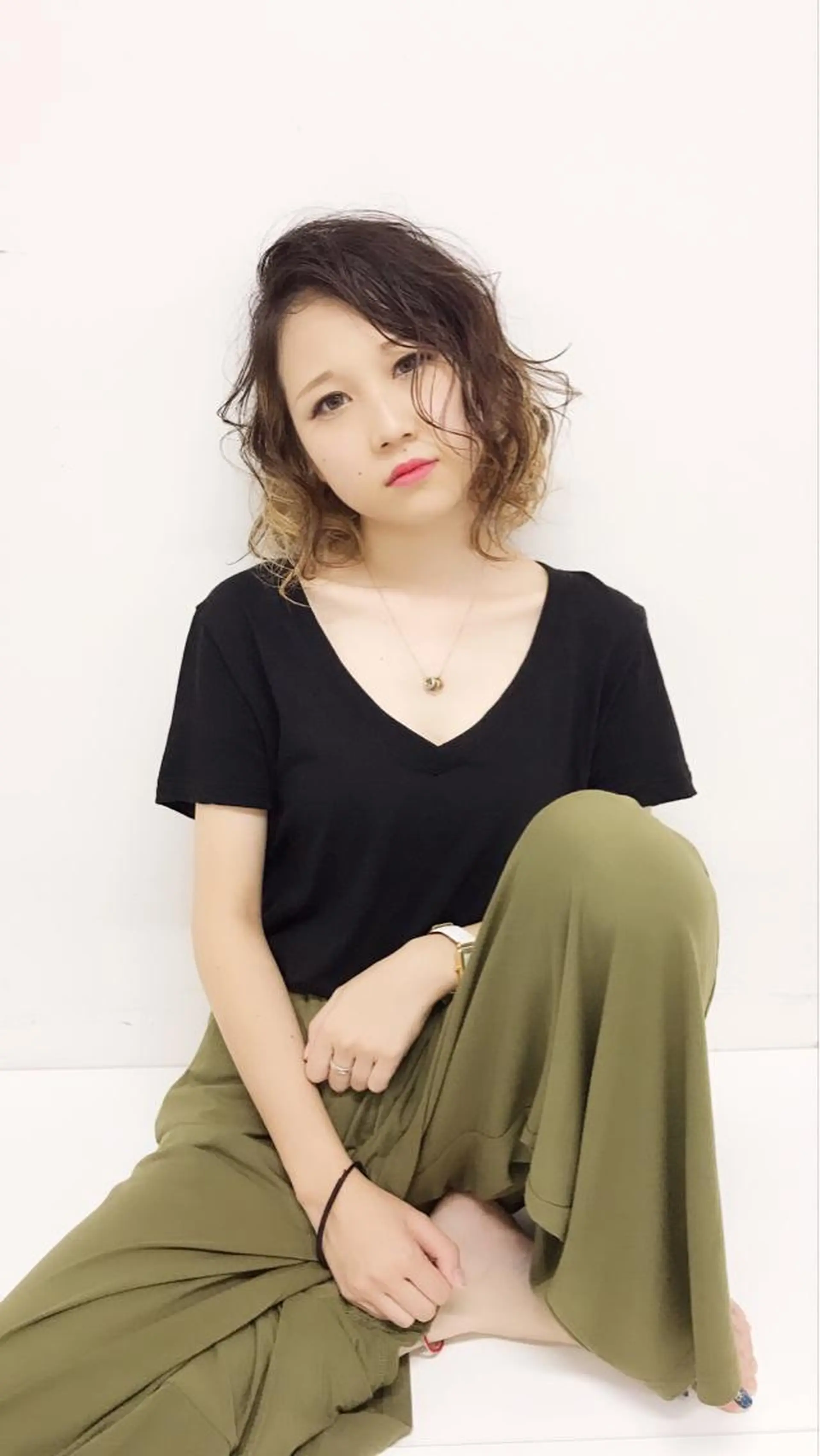 ミディアム 栗原  大輔のヘアスタイル