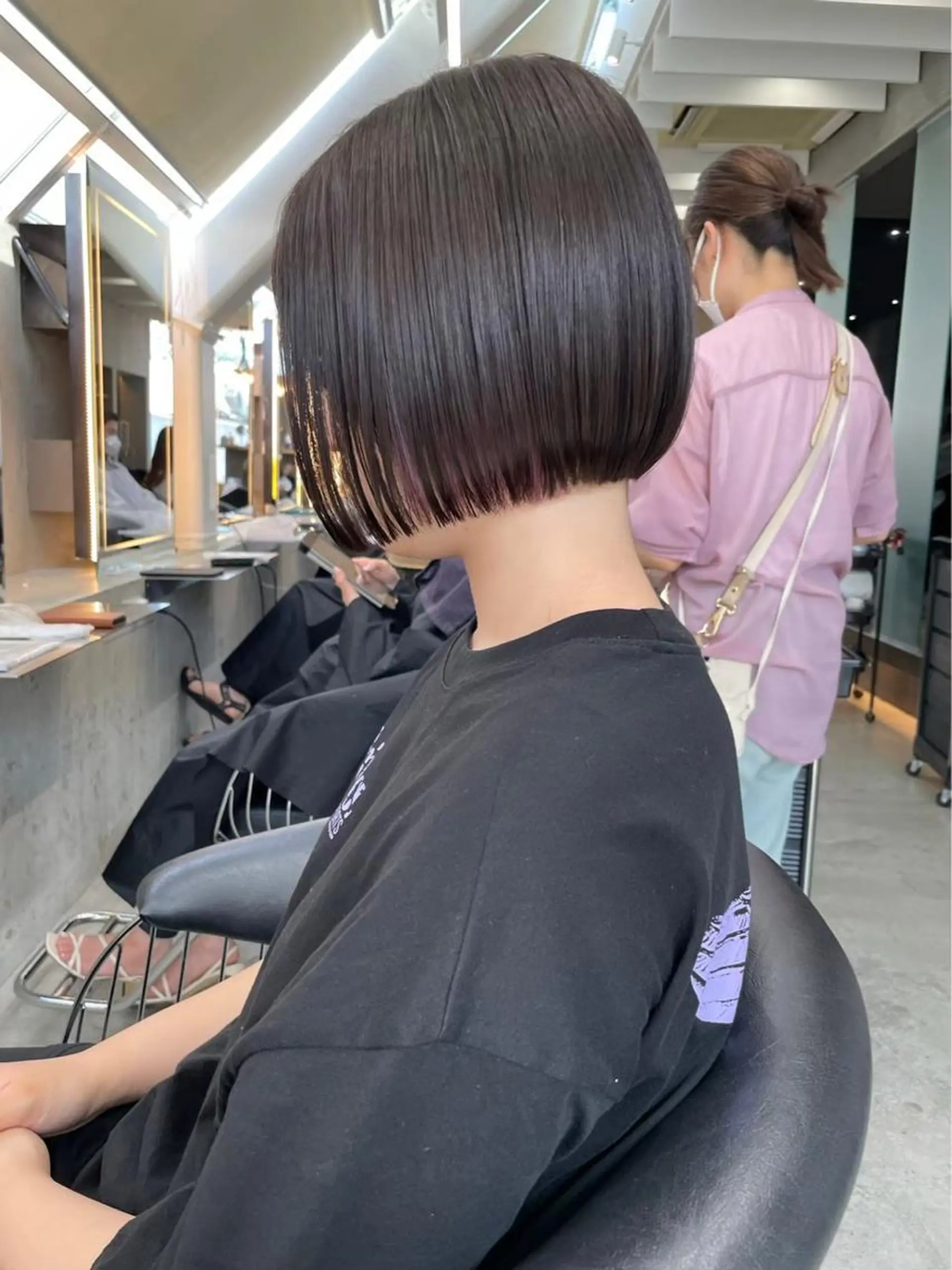 ショート R'eel所属・縮毛矯正／髪質改善 ／銀座　鶴田陸斗のヘアスタイル