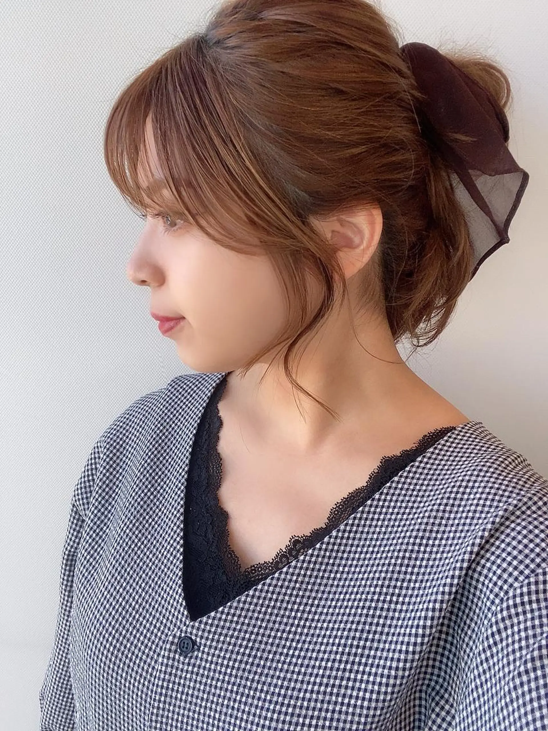 ヘアアレンジ お団子ヘア Je suis heureuse Tres所属・早朝セット☀️ レイヤー/Momoのヘアスタイル