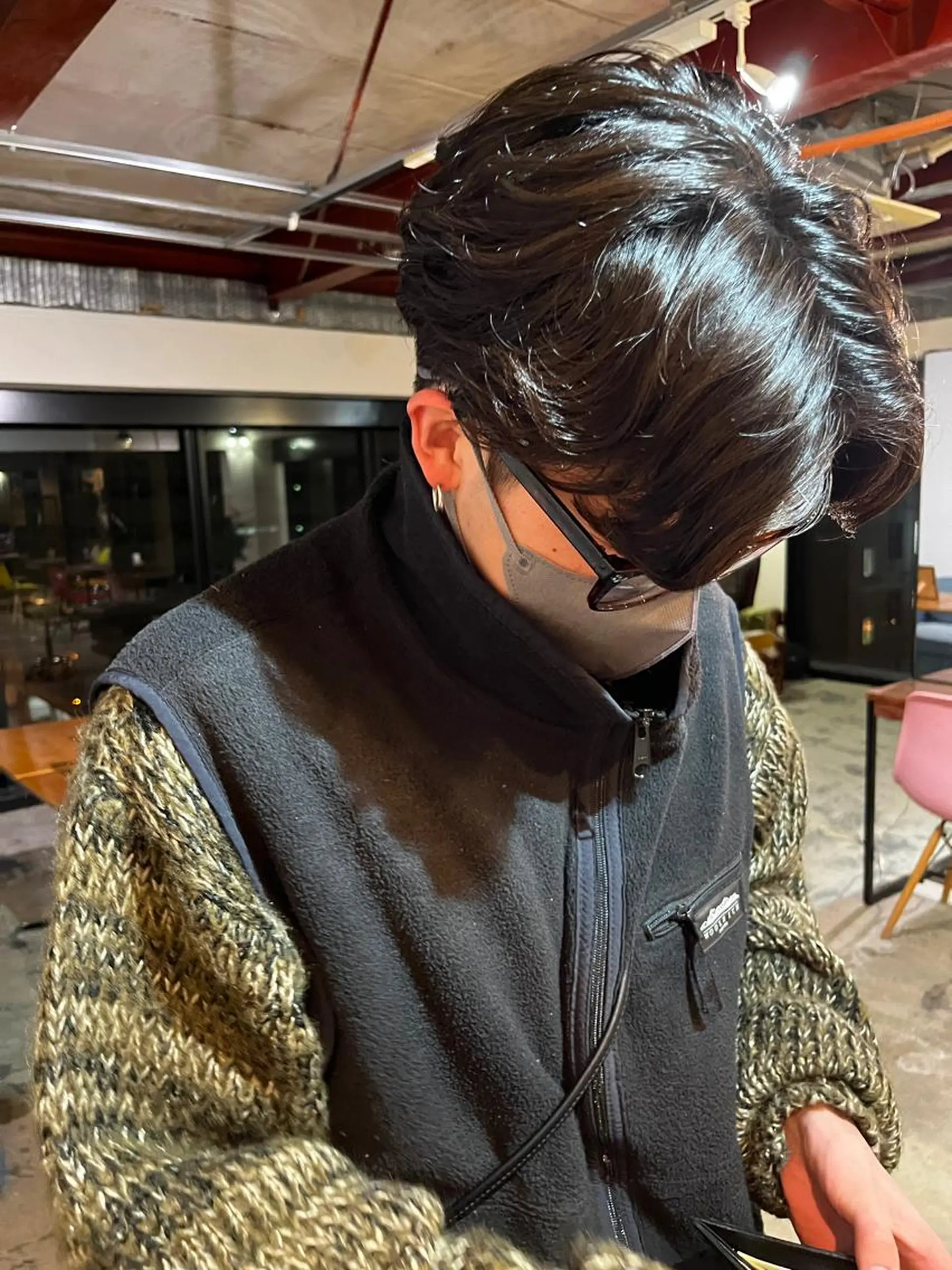 ショート パーマ メンズ メンズブリーチ コンマヘア フェードカット メンズハイライト カルマパーマ カット パーマ トリートメント 🔹YUTA🔹 メンズパーマのヘアスタイル