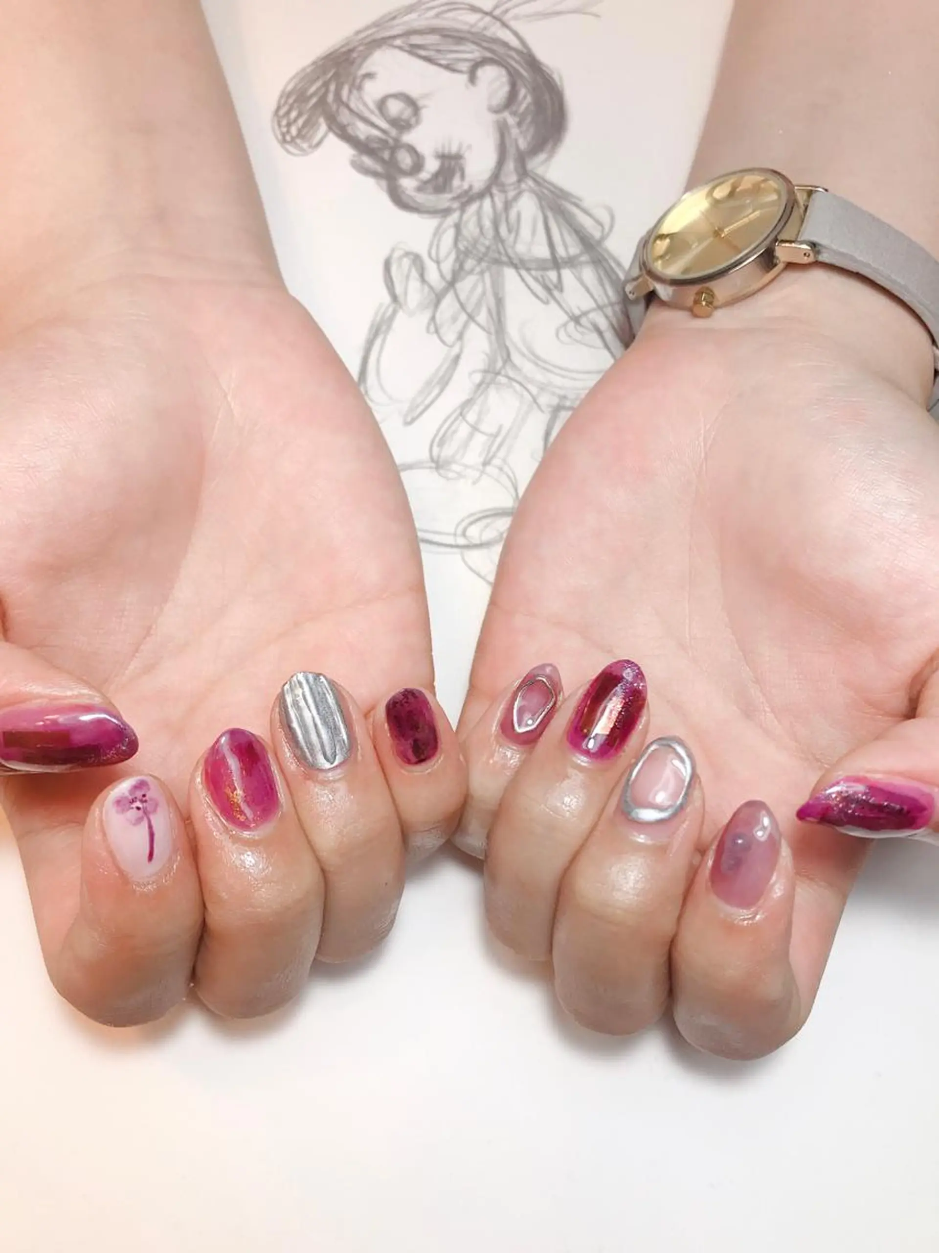 ネイル ニュアンスネイル owlnail /持込みデザイン専門のネイルデザイン