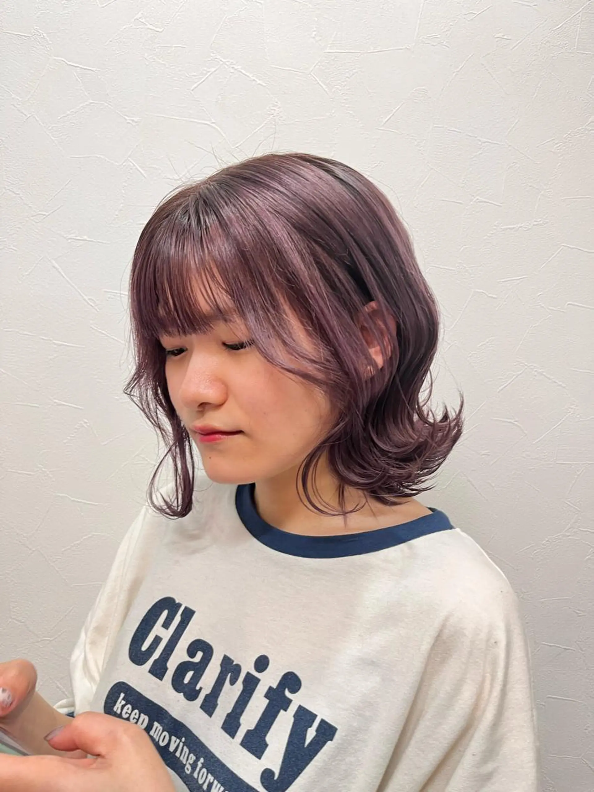 ミディアム カラー ヘアカラー トリートメント 💠西山果琳💠 マツパモデル募集のヘアスタイル