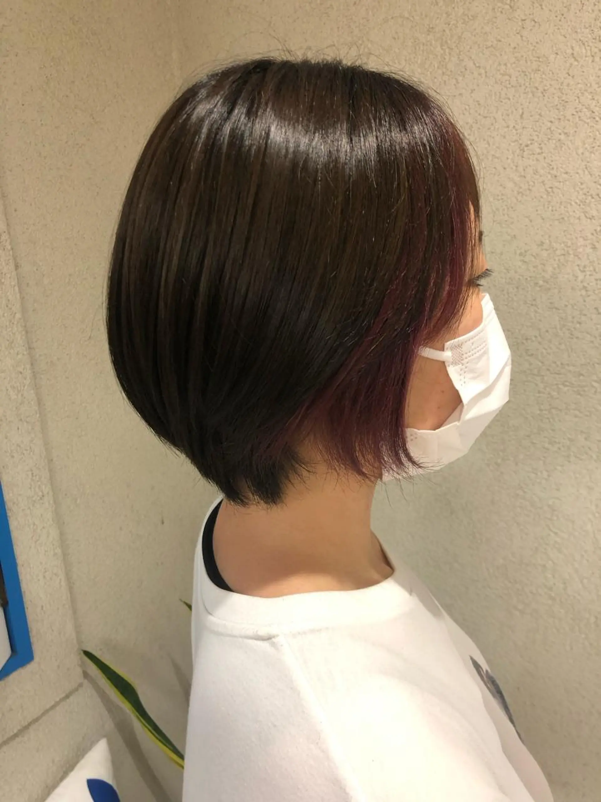 ショート ヘアカラー 阿部 美咲のヘアスタイル