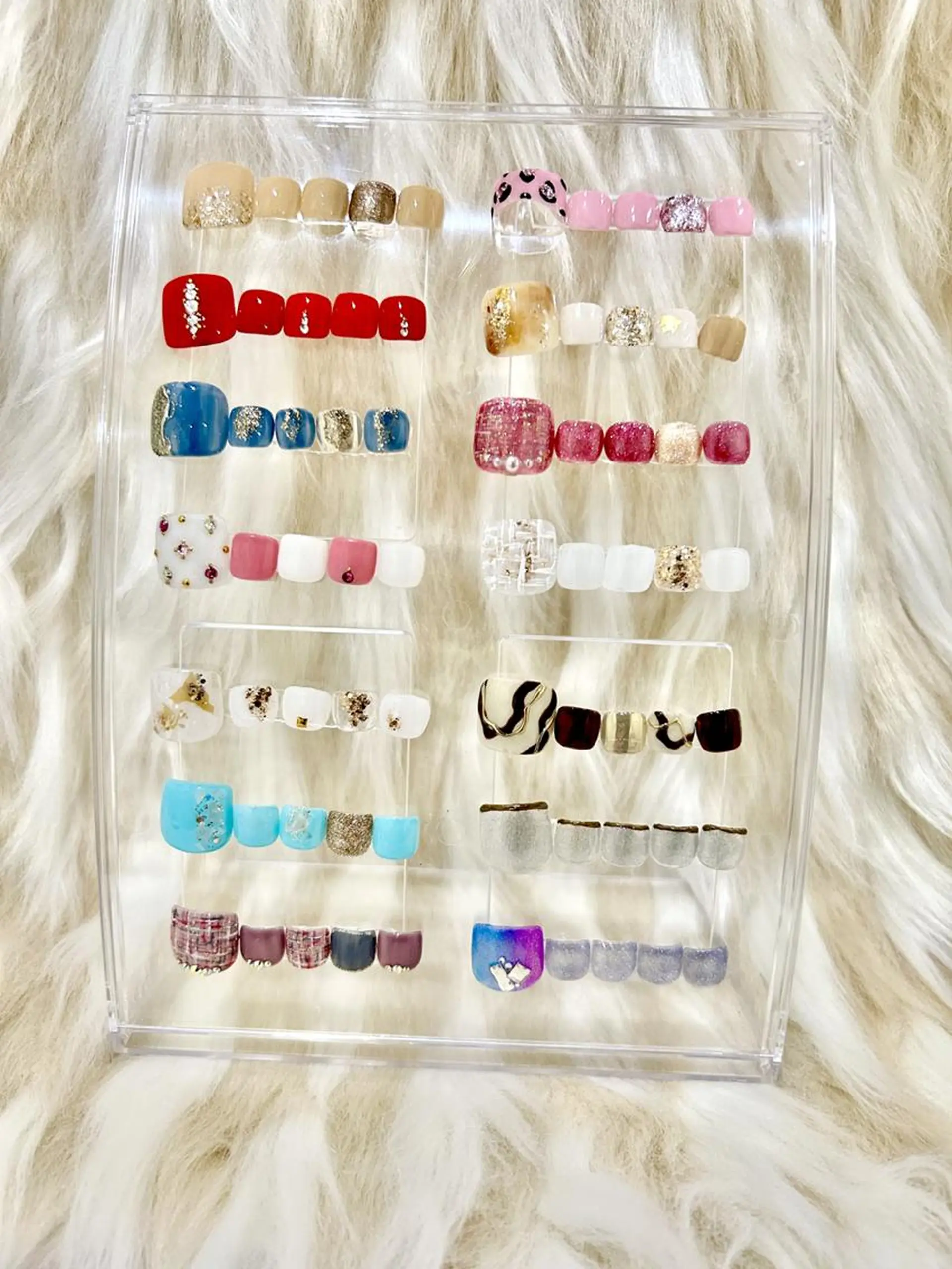 ネイル アートネイル 長さ出し フットネイル ジェルネイル グラデーション フットネイル Nail&eye Belire 新宿のネイルデザイン