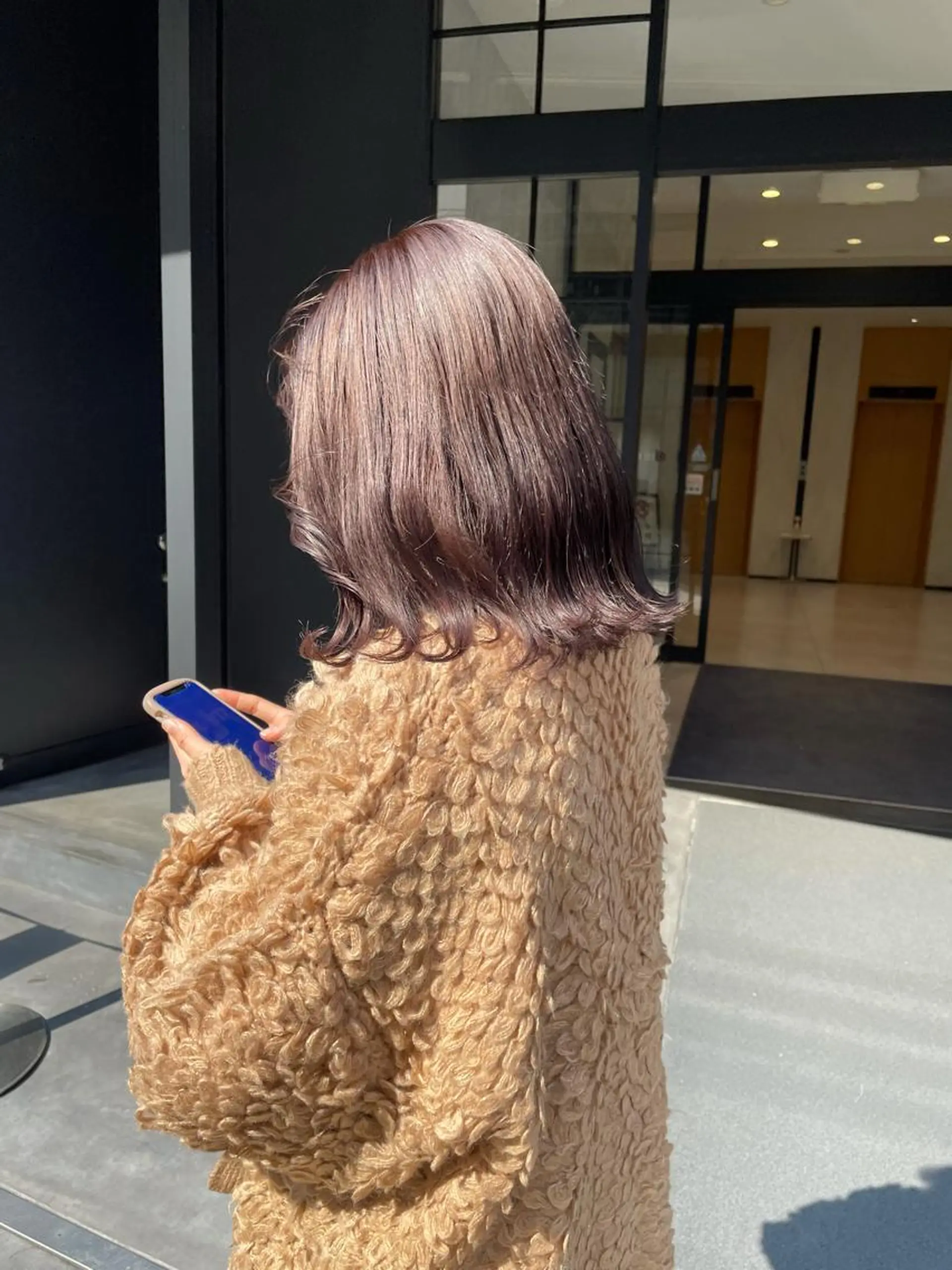 ミディアム yohaku misakiのヘアスタイル