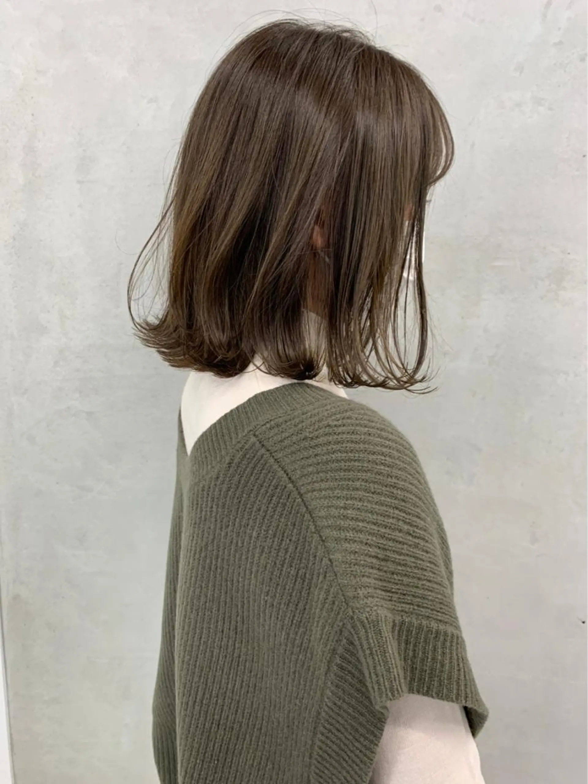 ミディアム カラー 🧸艶々韓国ヘア 🧁mizunaのヘアスタイル