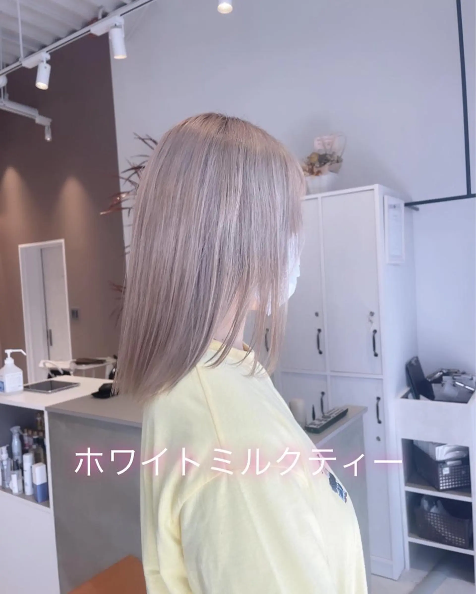 ミディアム カラー Le rond所属・透明感艶カラー 城間晴人のヘアスタイル