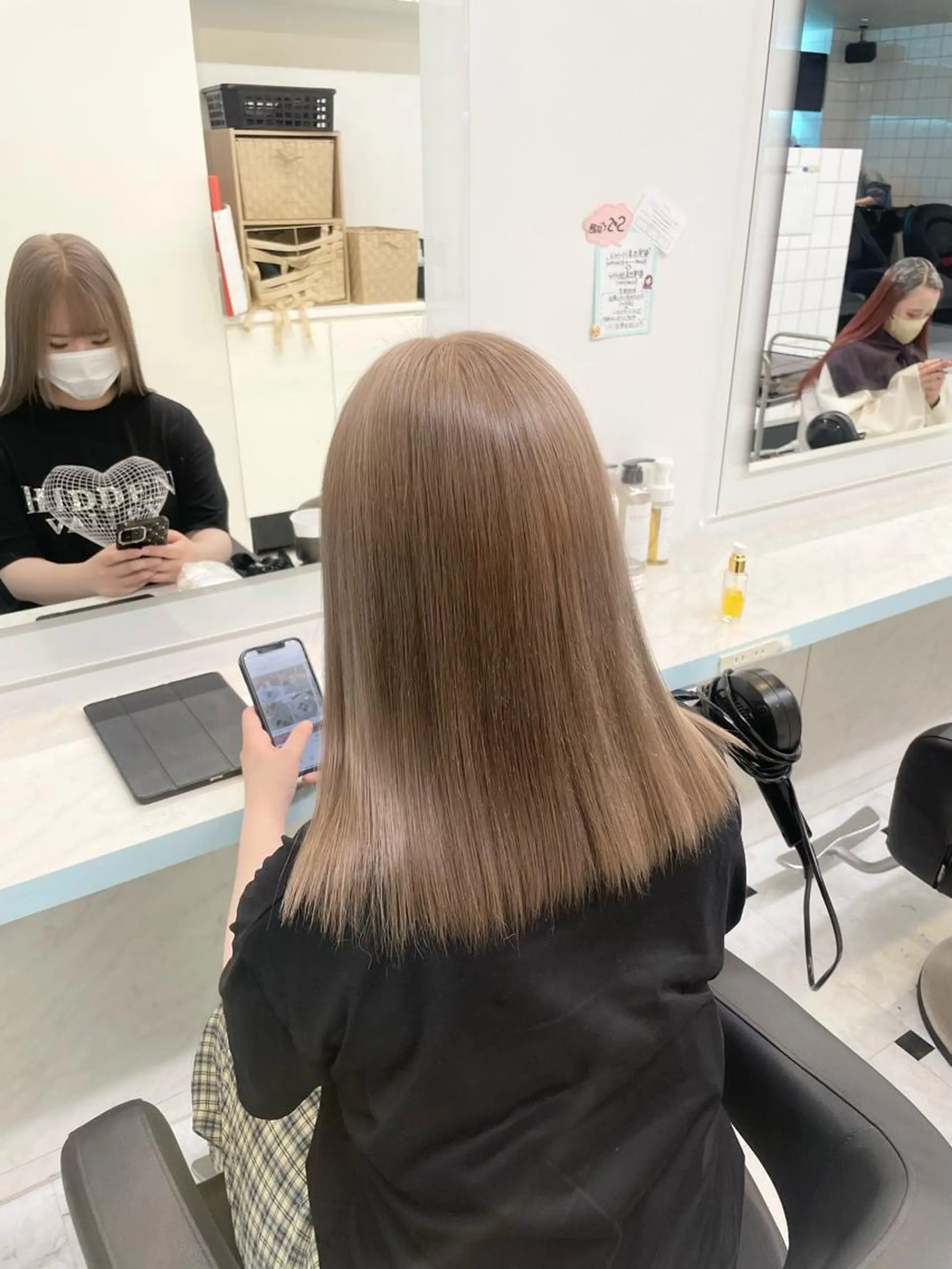 ロング カラー カット ヘアカラー トリートメント ヘッドスパ 🛼ミルクティー / MEI🛼のヘアスタイル