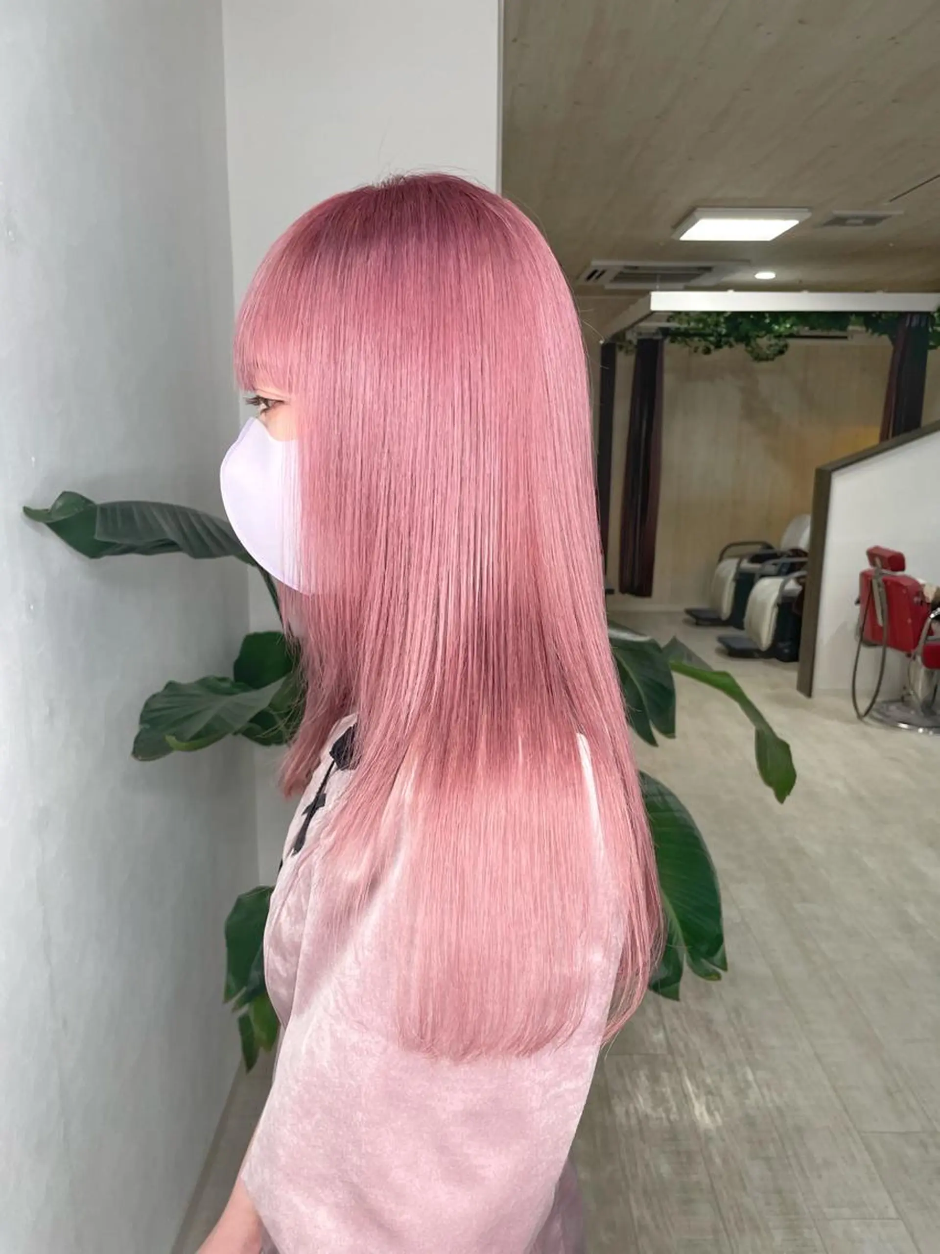 ロング カラー ブリーチ ラベンダーカラー ピンクカラー カット ヘアカラー トリートメント force  hair所属・🫧富田 苑実🫧のヘアスタイル