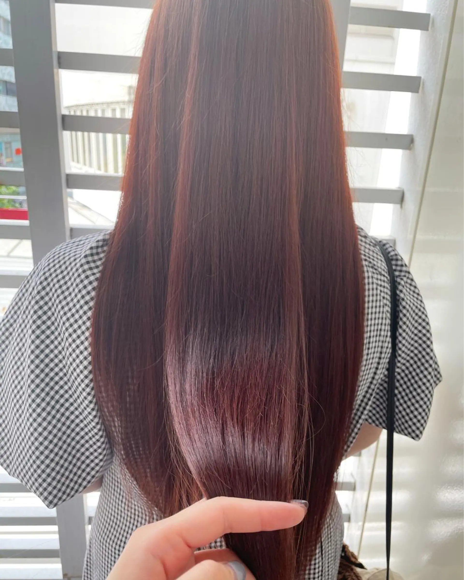 ヘアカラー トリートメント Zina🤍 yukinaのヘアスタイル