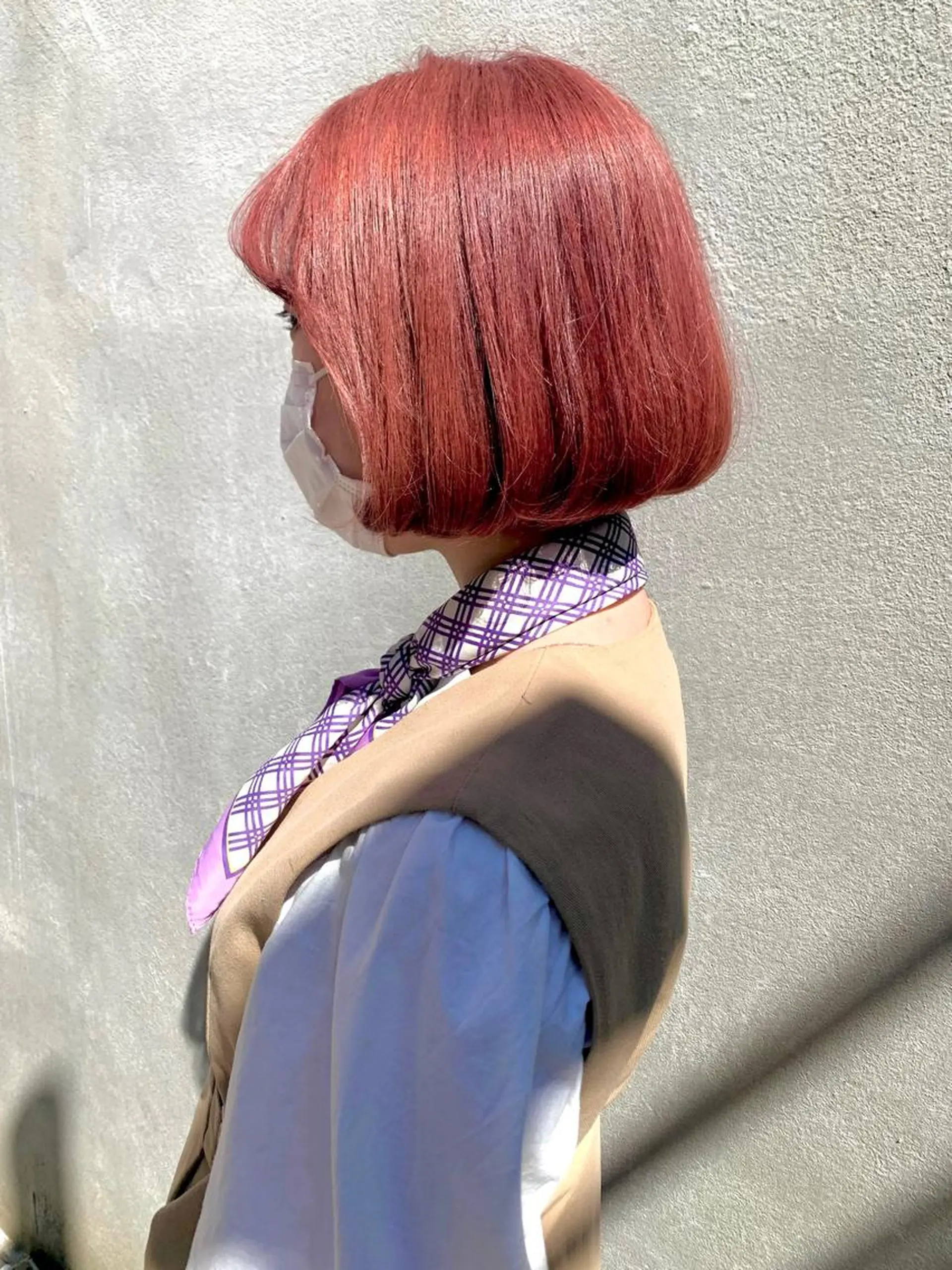 ミディアム カラー タンバルモリ 韓国風ヘア ヘアカラー ヘアセット Masena所属・💎韓国風レイヤー /ボブ💎Namiのヘアスタイル