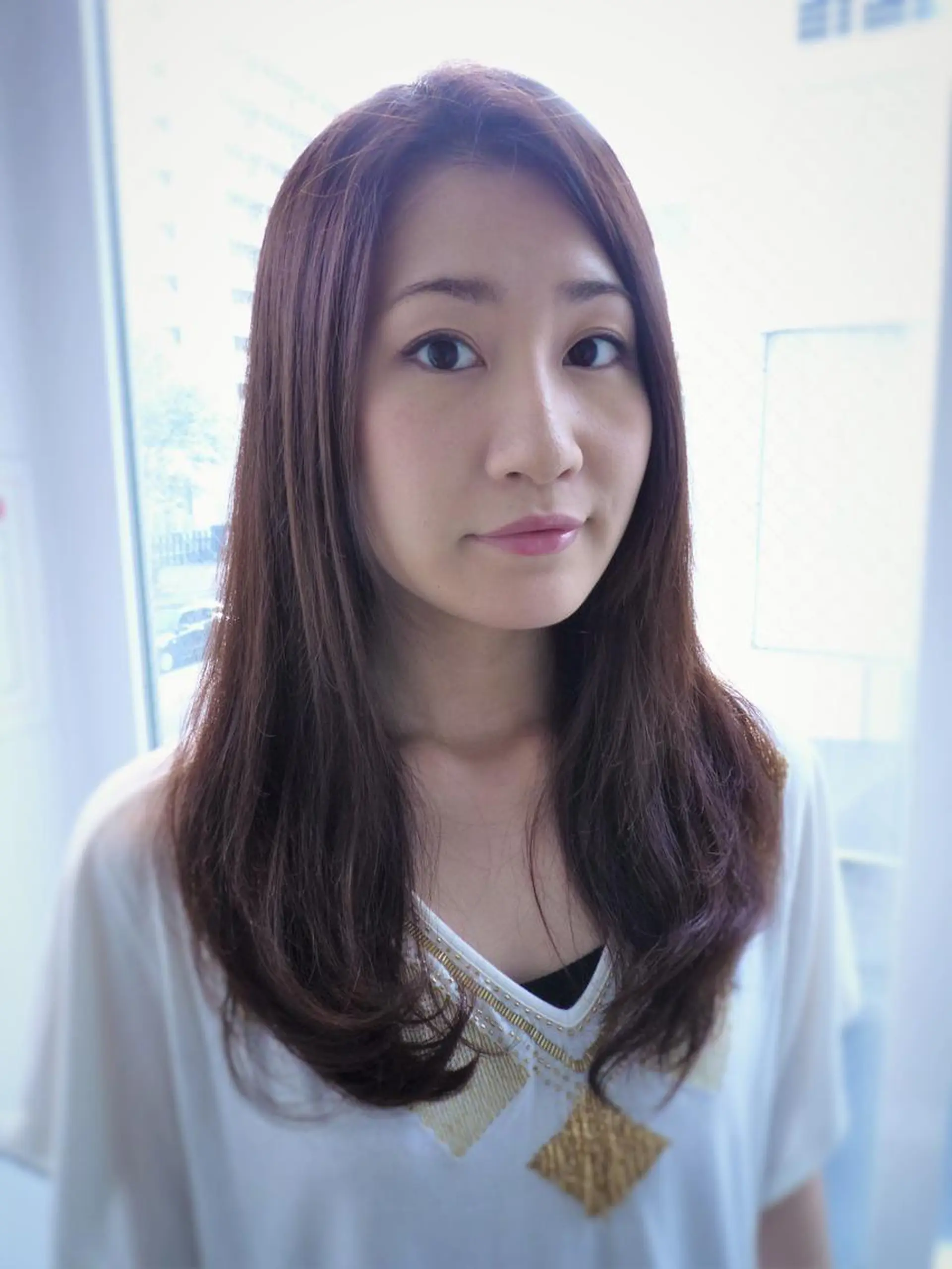 カラー ヘアカラー 縮毛矯正 トリートメント パピヨンロゼ中川 愛のヘアスタイル