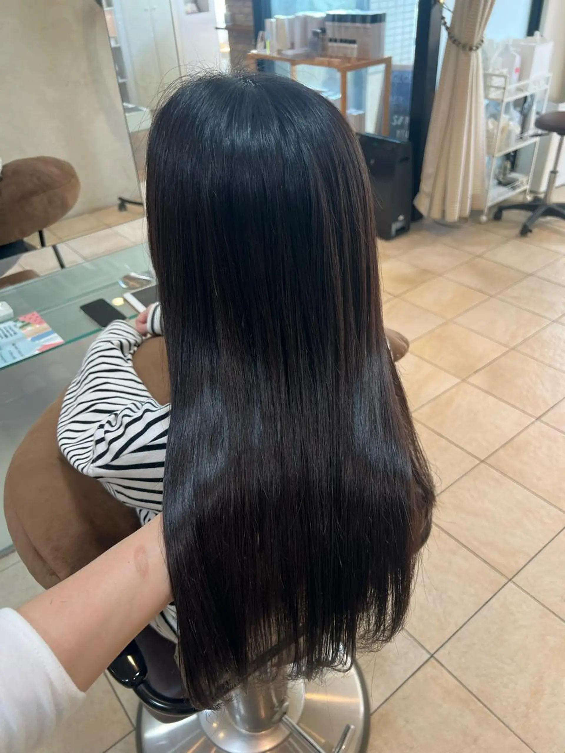 ロング ヘアカラー 竹添 有梨沙のヘアスタイル