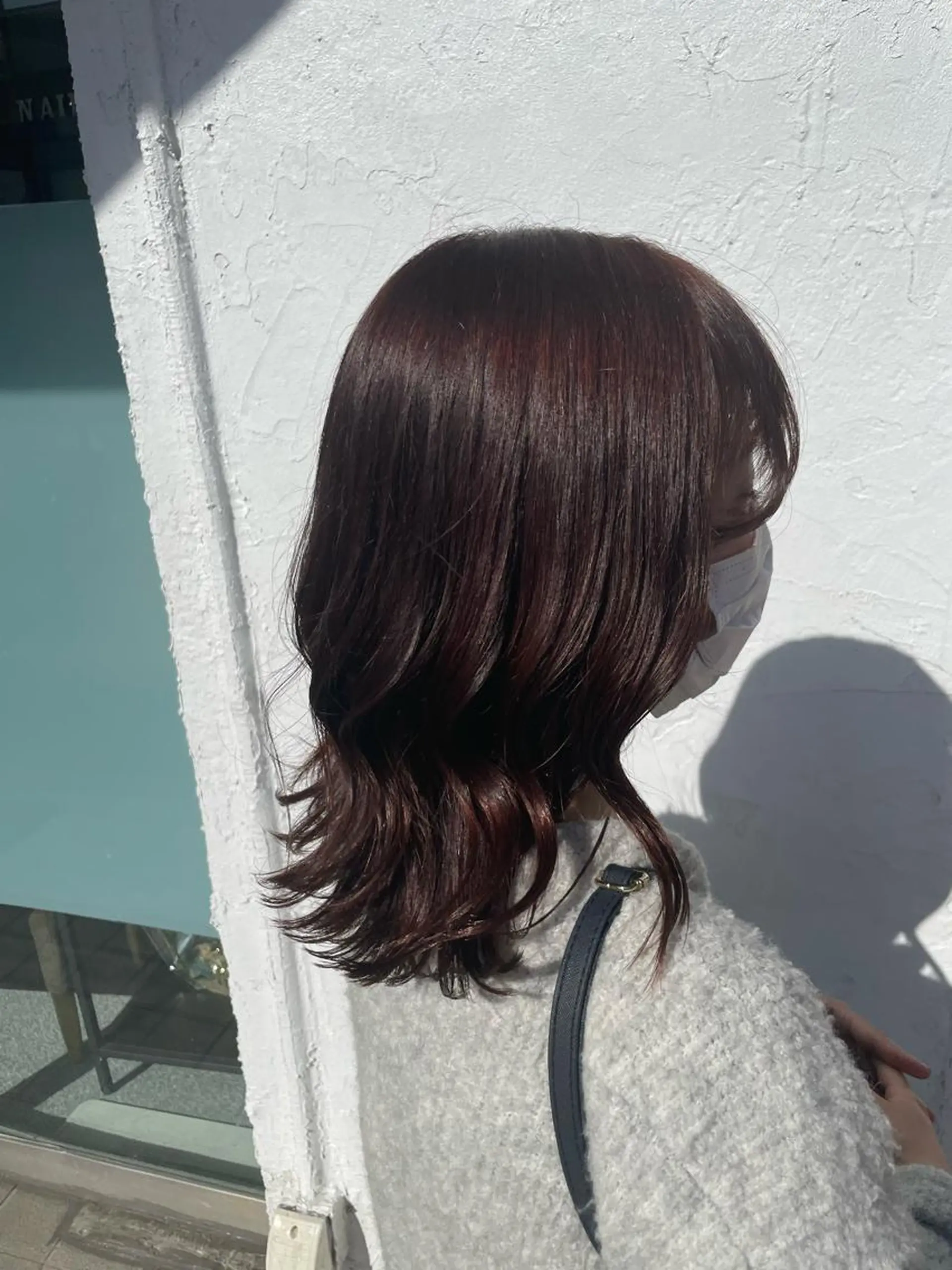 ミディアム カラー ピンクカラー バイオレットカラー バイオレットピンク Agu hair act 姫路駅前おみぞ筋店所属・カワモト ソウタのヘアスタイル