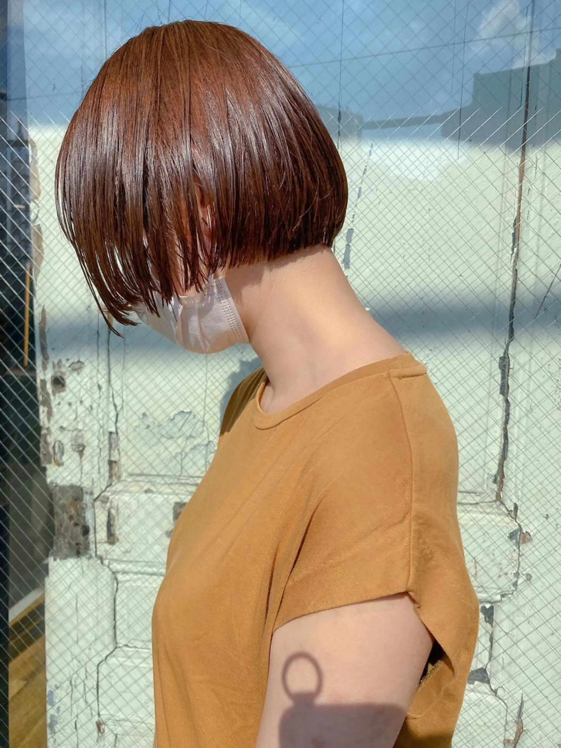 ショート カラー ボブ irwi/イルウィ所属・miku🎀門前仲町 ブリーチ・レイヤーのヘアスタイル