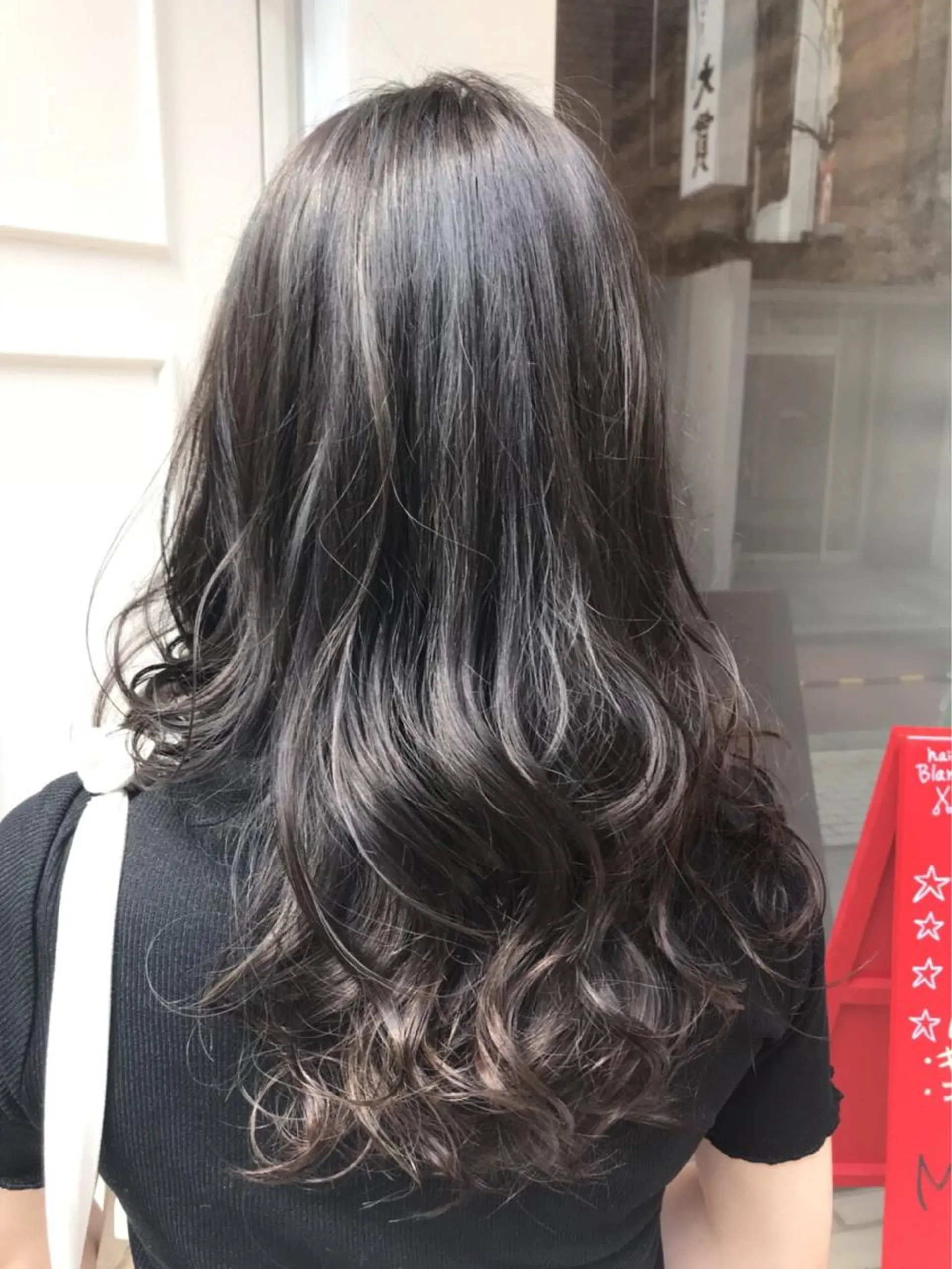 セミロング カラー グレージュ 💈Blanco💈 カラー&ケア🌈のヘアスタイル