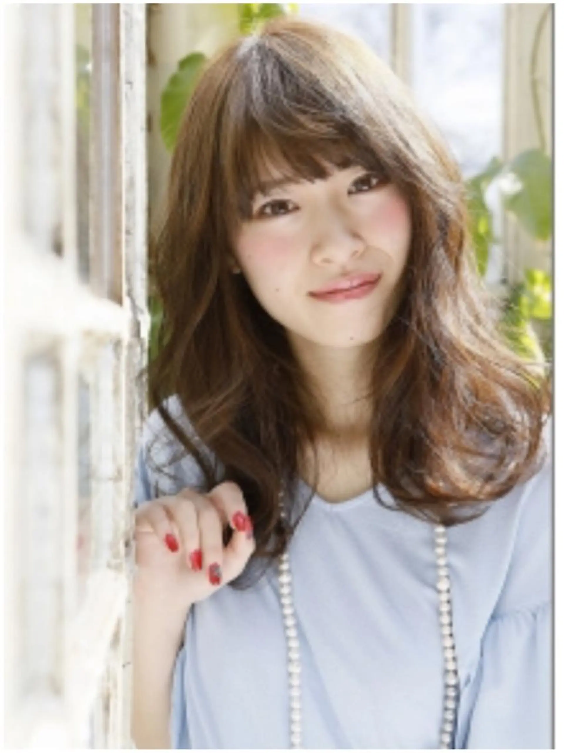 セミロング カラー ブラウンカラー 山本 香織のヘアスタイル