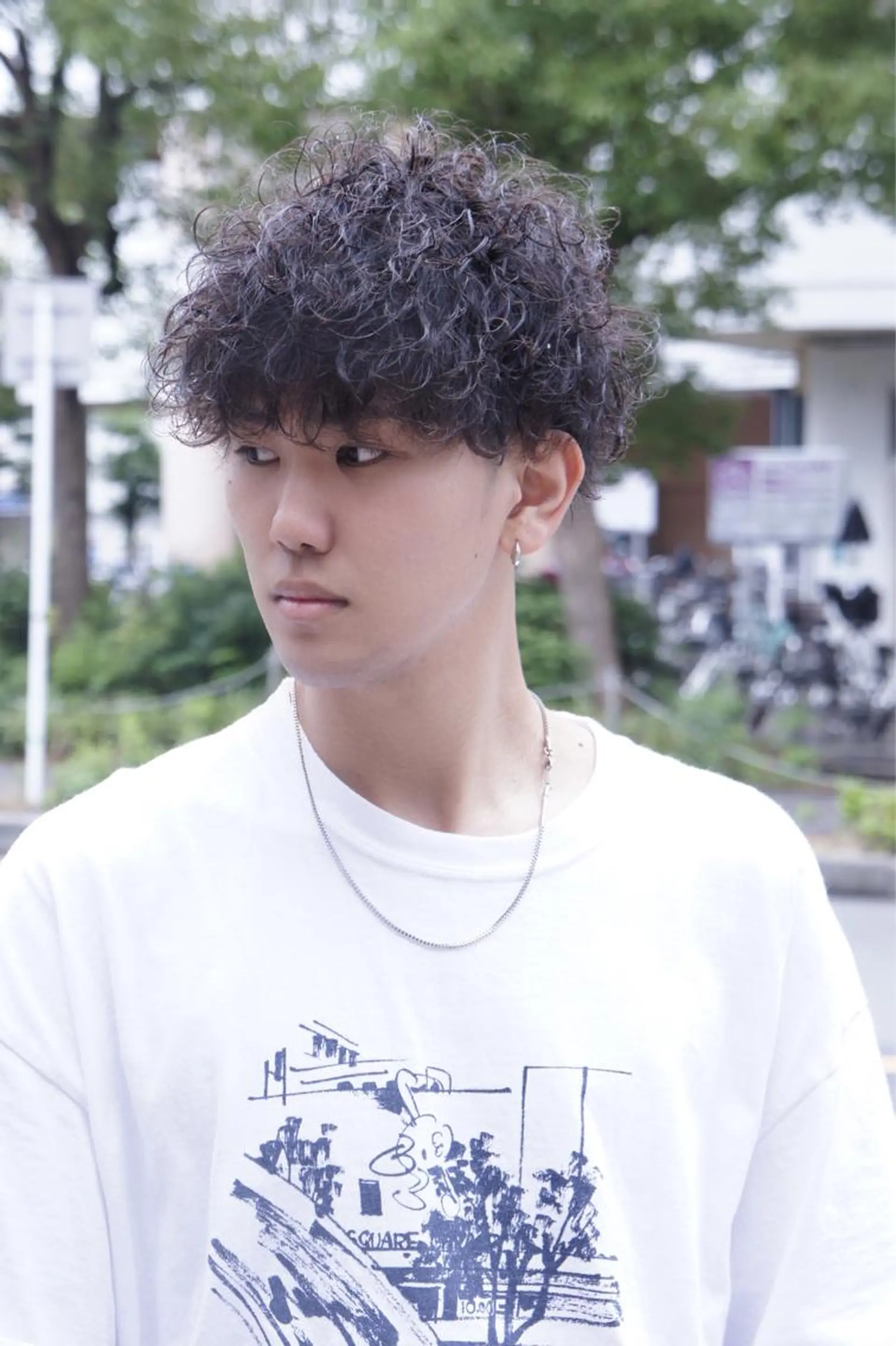 ショート パーマ メンズ HAIR AVENUE benkei 出戸店所属・メンズヘア専門 ウタカユウキのヘアスタイル