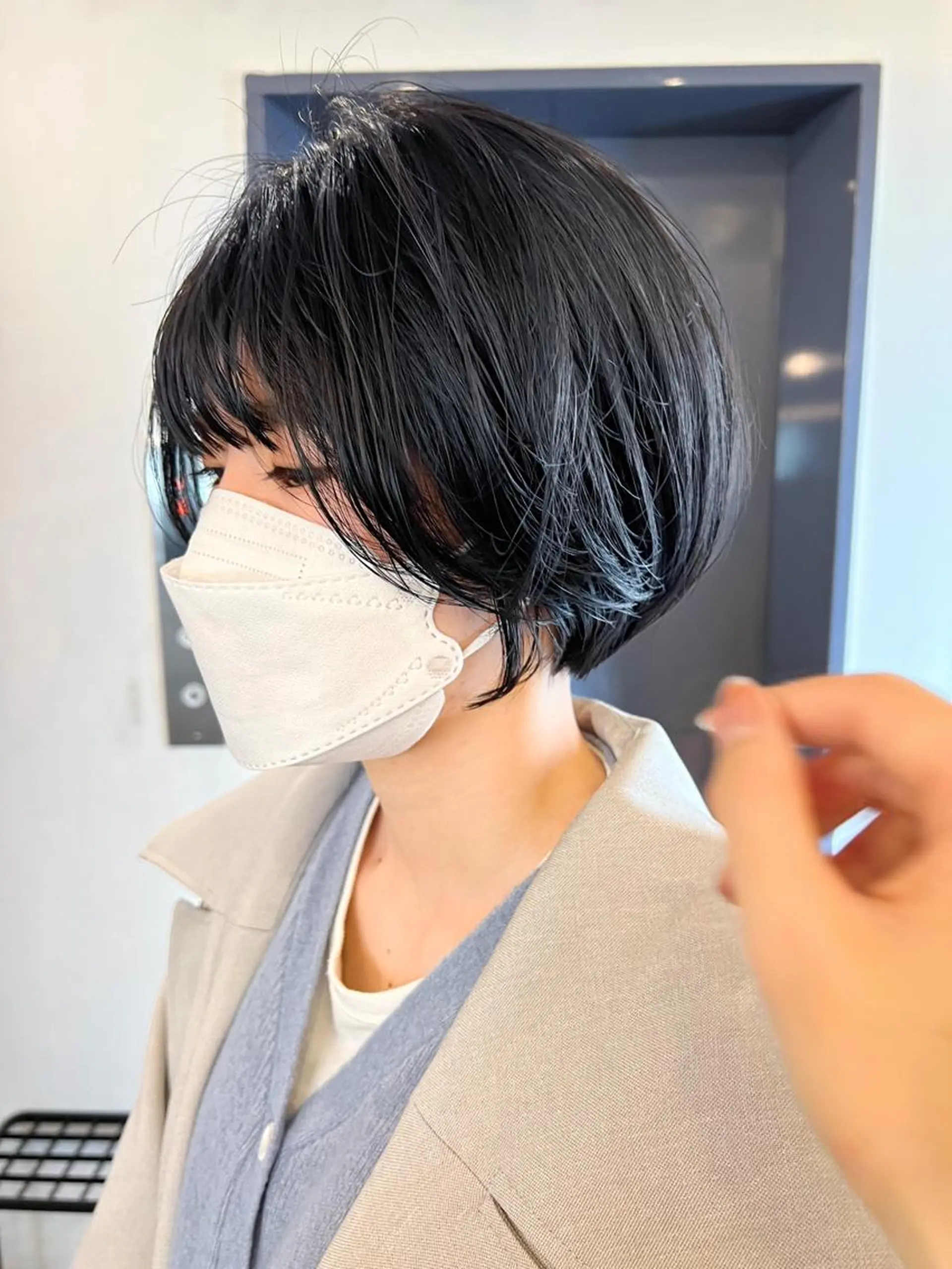 ショート カラー ショートボブ ボブ ショートヘア カット ヘアカラー トリートメント デザインカラー/ 火ノ見🪡のヘアスタイル