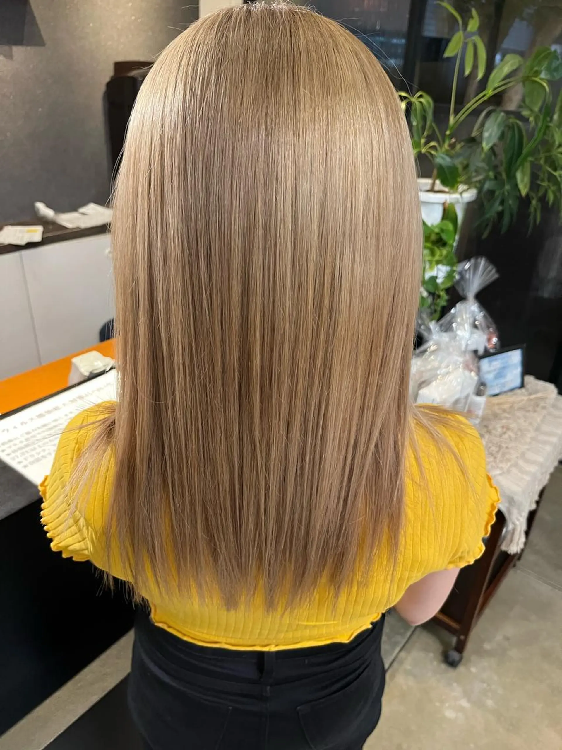 ミディアム カット ヘアカラー トリートメント AVANCE西田辺店所属・合志宗真/阿倍野/ 店長/髪質改善のヘアスタイル