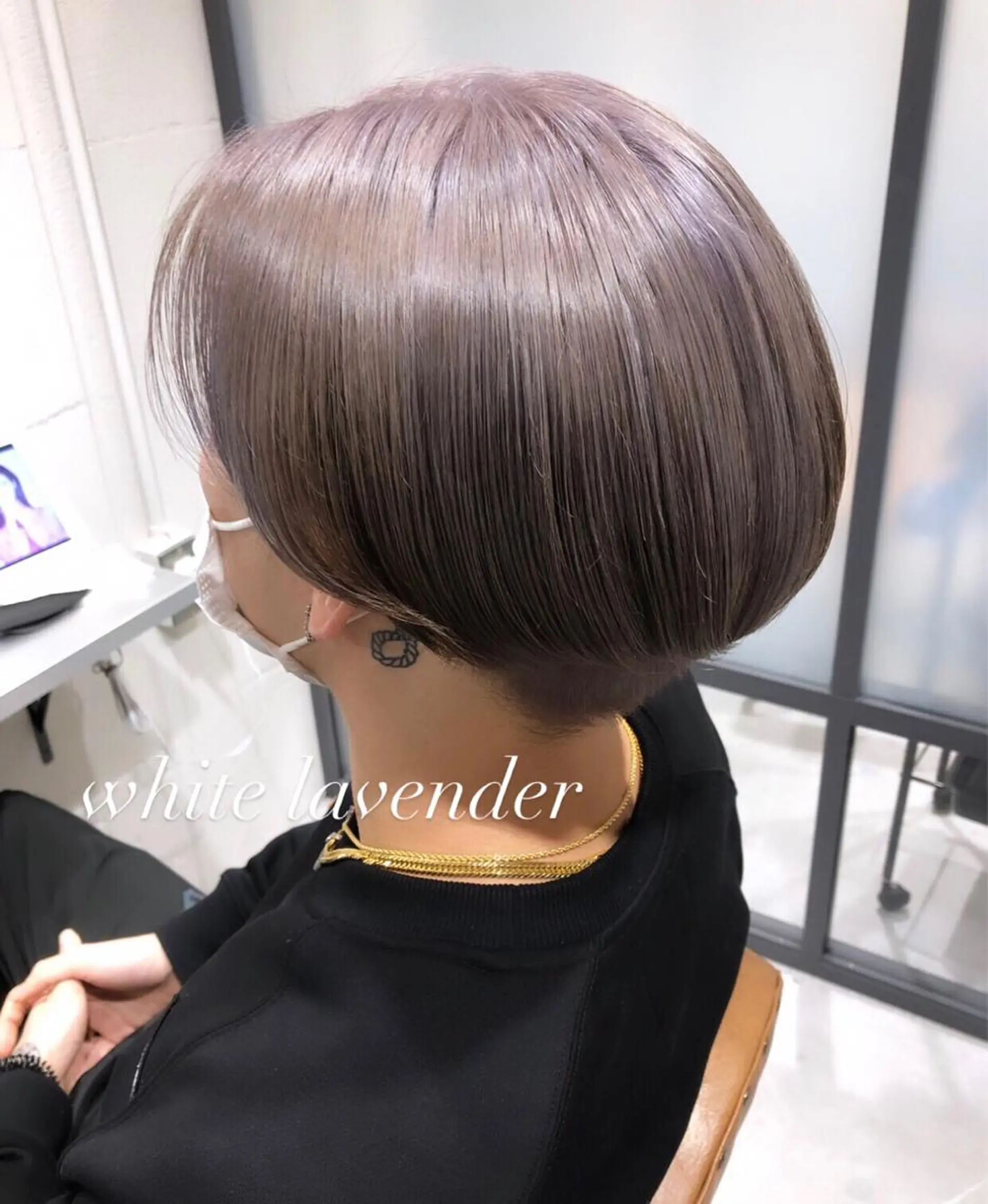ショート カラー ヘアアレンジ ブリーチ 関谷 あいみのヘアスタイル