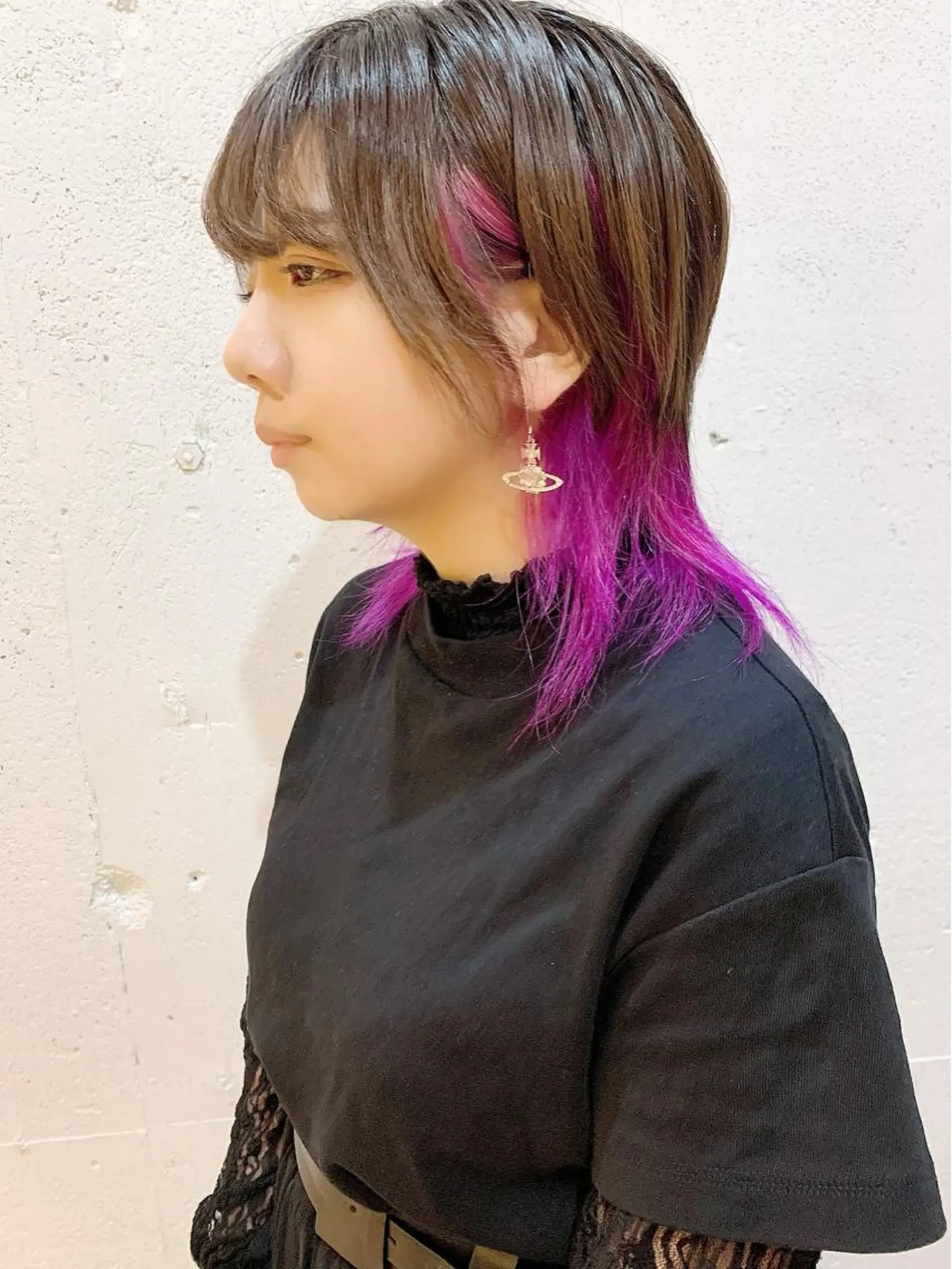 ミディアム カラー ハイレイヤー レイヤーカット ヘアカラー トリートメント 💛丁寧さNo.🥇 🧸片山智裕💛のヘアスタイル