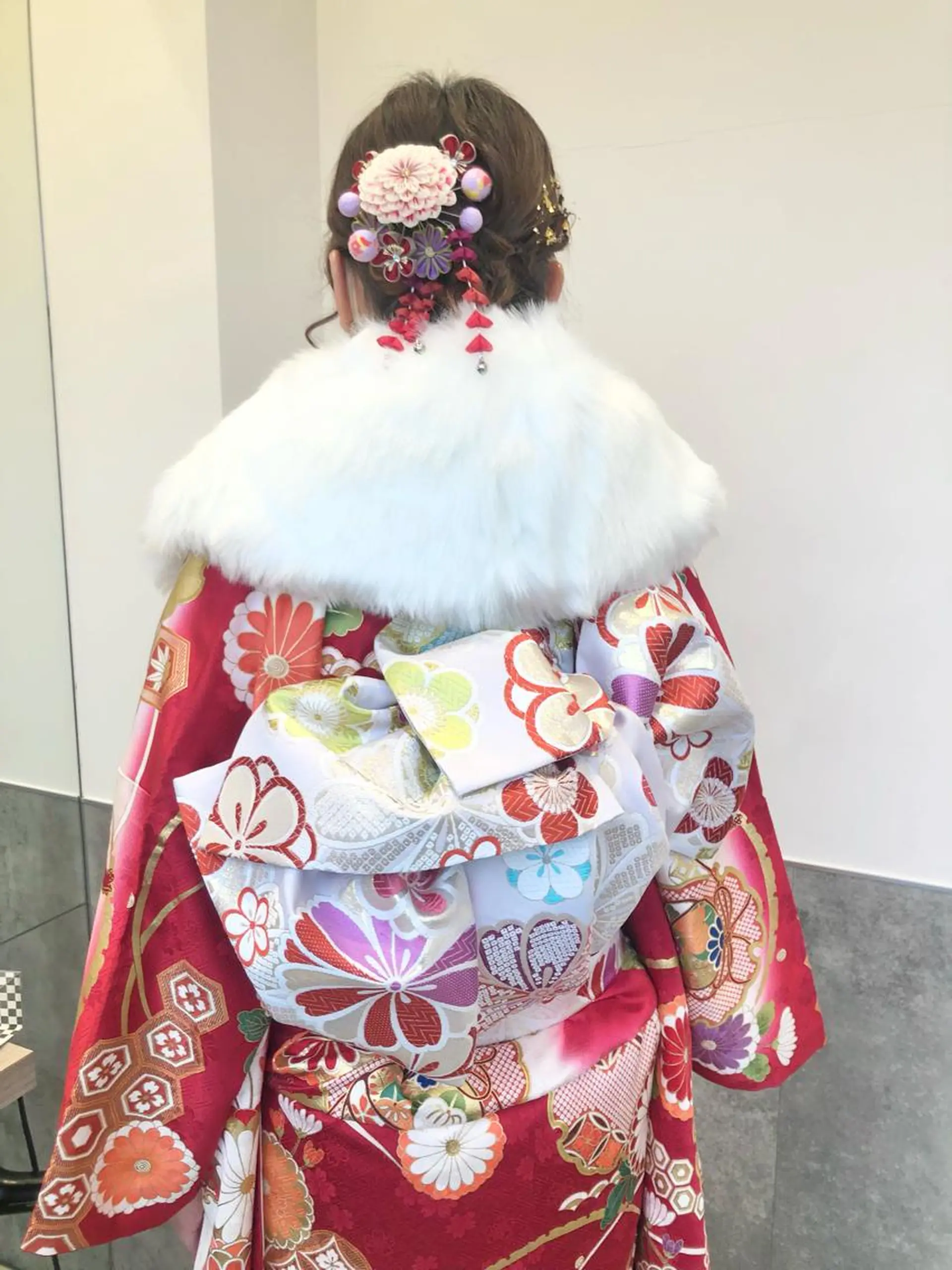 セミロング カラー パーマ ヘアアレンジ メンズ アイブロウ 成人式 卒業式のヘアスタイル 着付け GOTODAY SHAiRE SALON (原宿本店)所属・stylist 🎀 kanaのその他イメージ