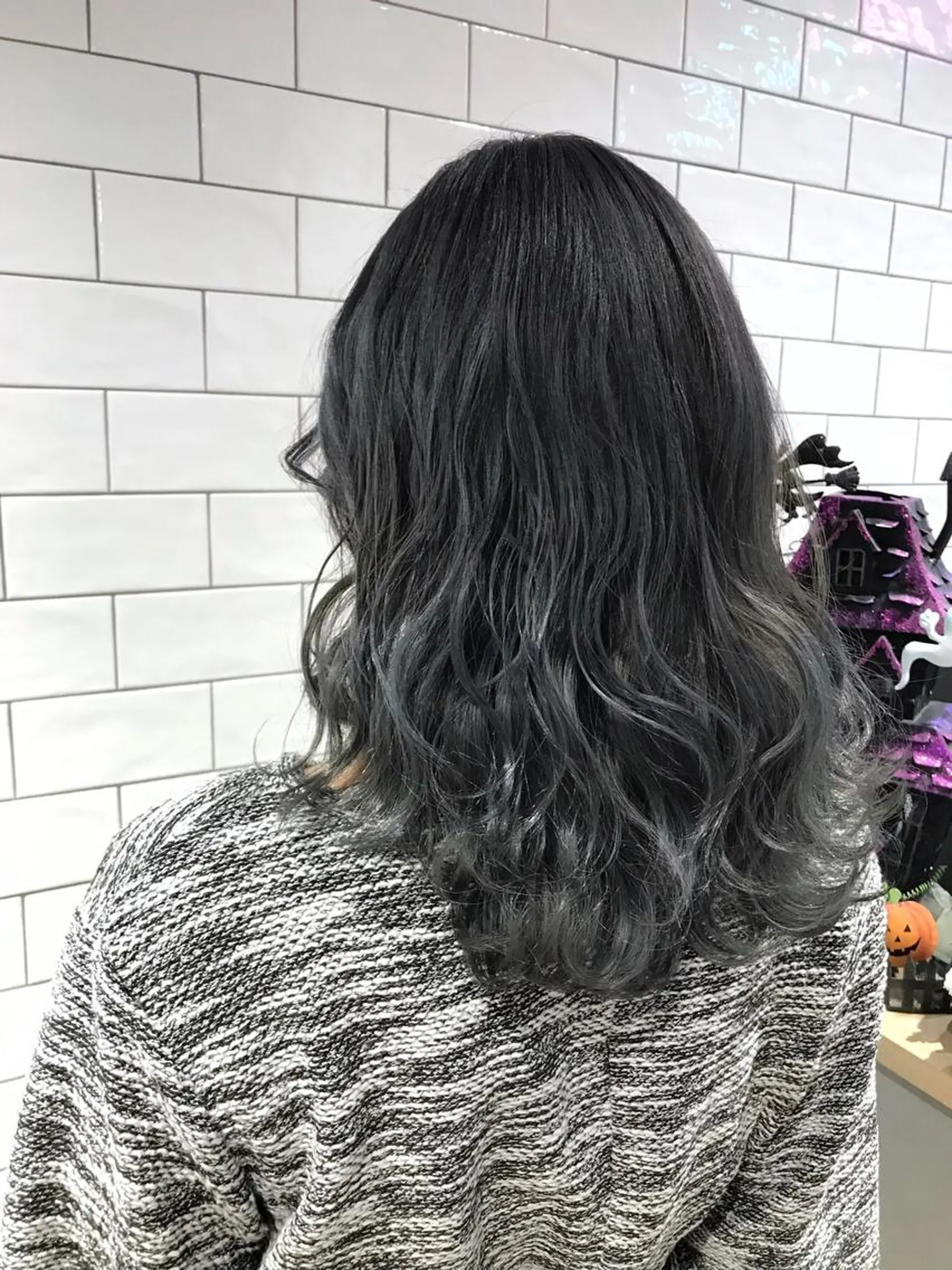 ミディアム カラー ヘアカラー 原山 直人のヘアスタイル