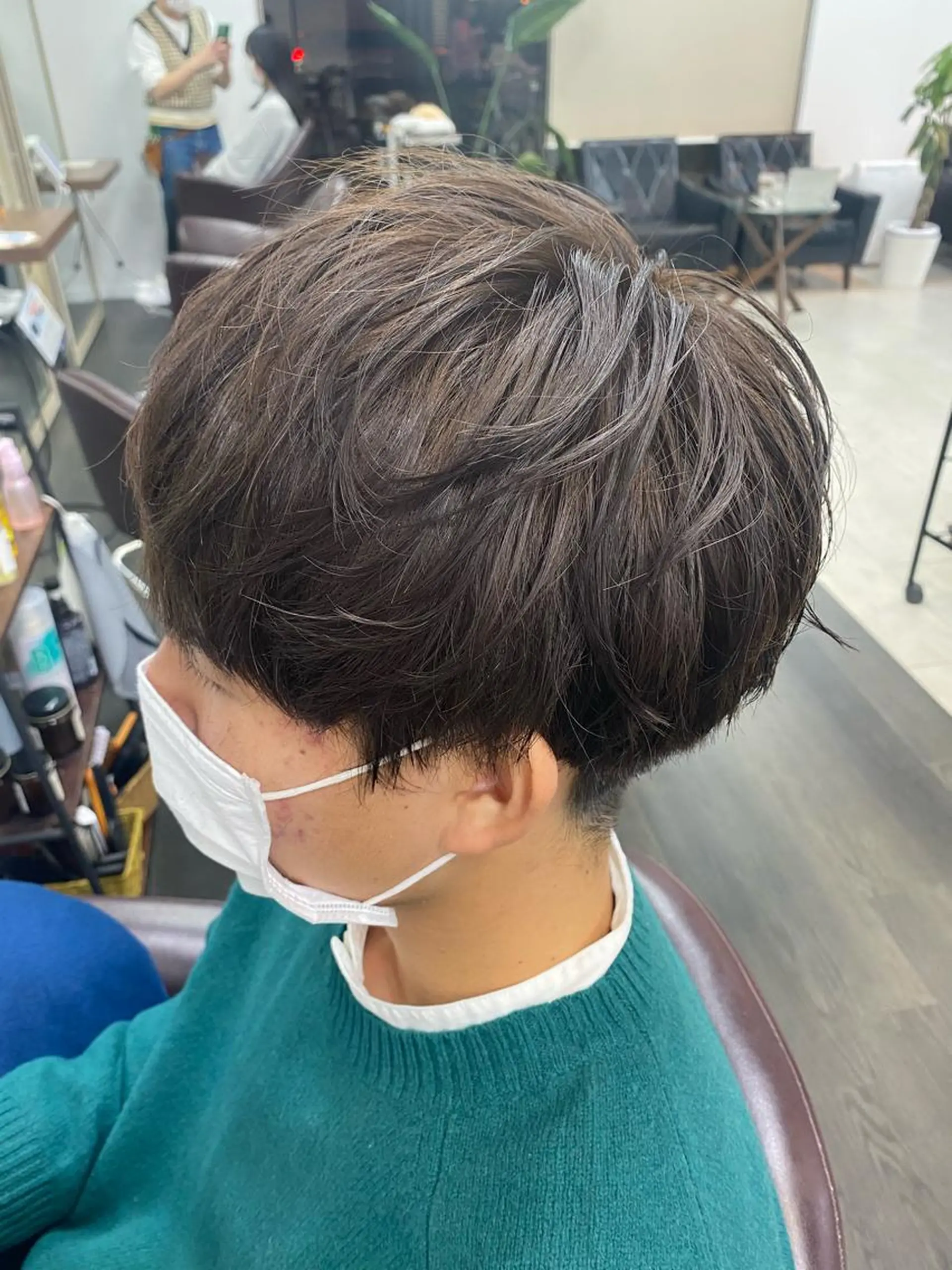 ショート メンズ マッシュ ツーブロック 刈り上げ カット メンズパーマの達人 /タカシマ　ダイスケのヘアスタイル