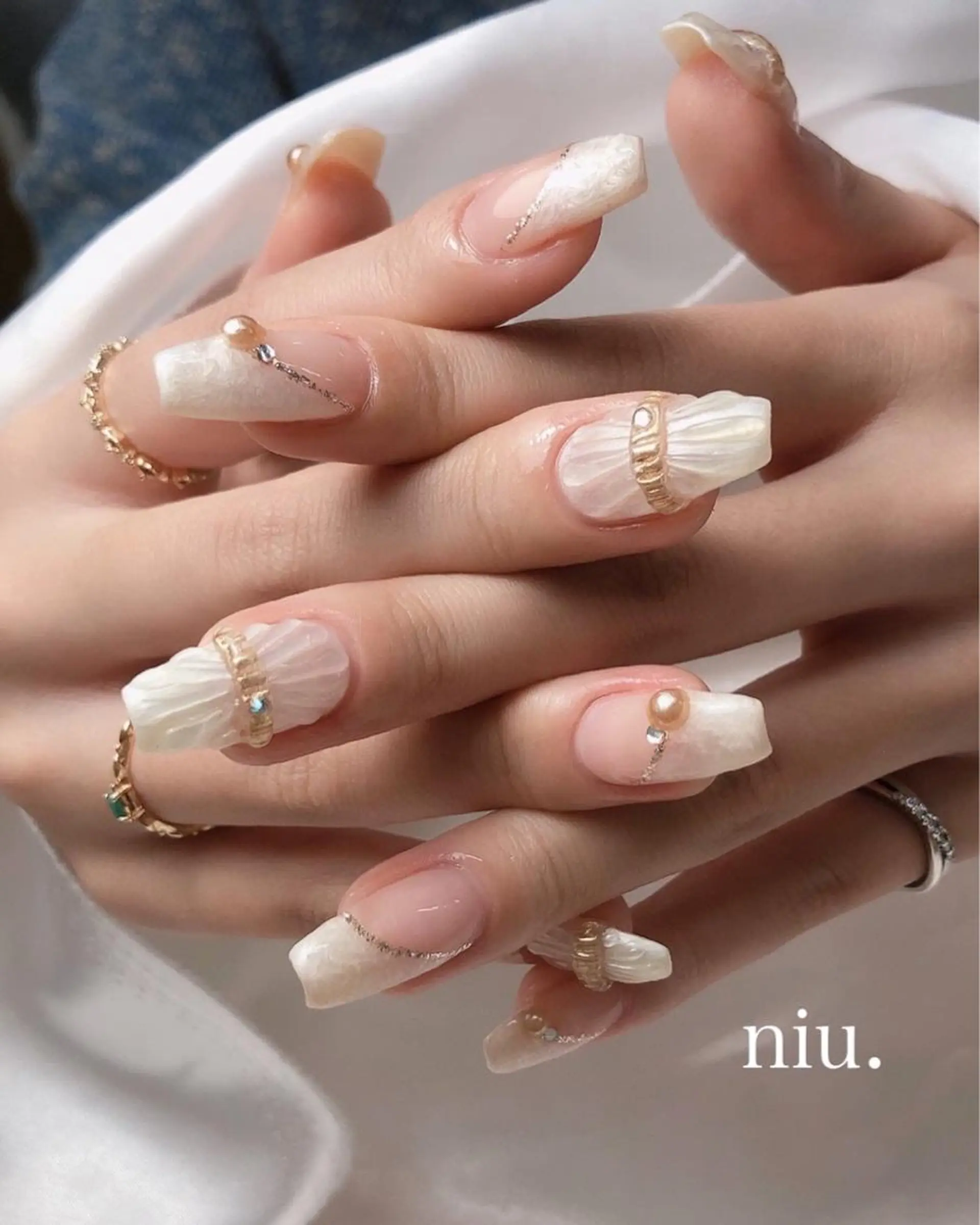 セミロング niu.所属・nail salon niuのネイルデザイン