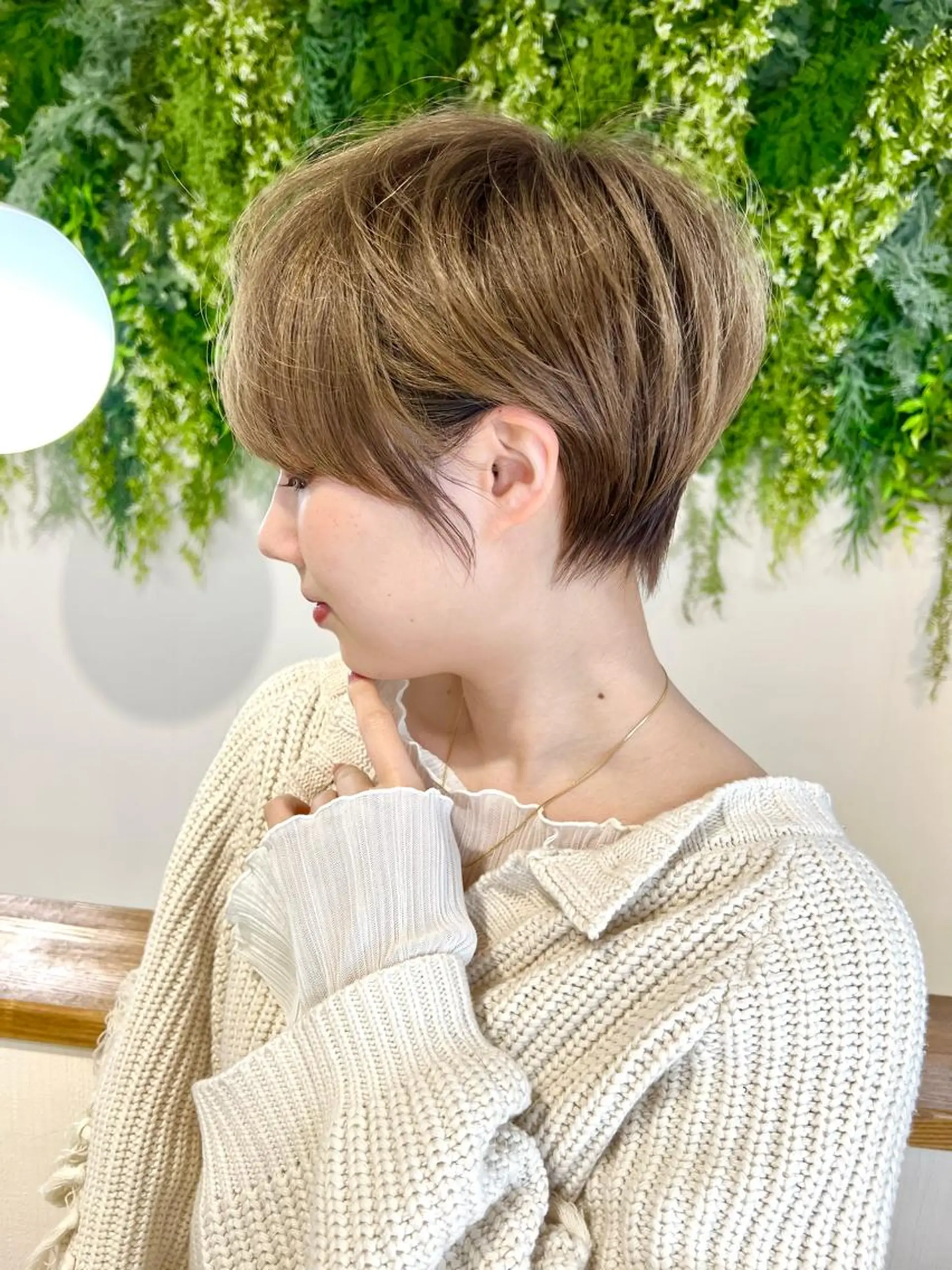 ショート カラー 【韓国　レイヤー 髪質改善✨】かずのヘアスタイル