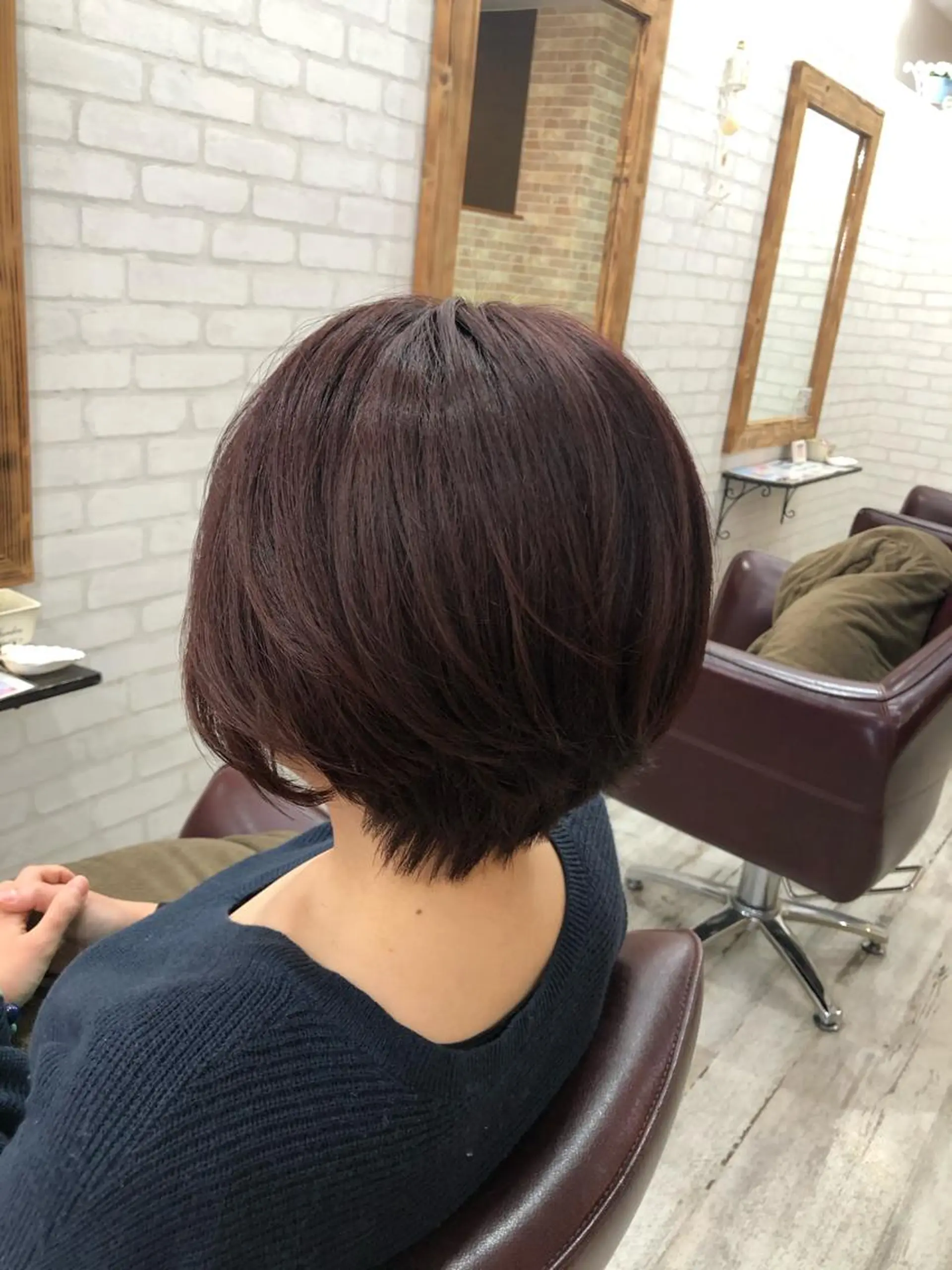 ショート ショートボブ 丸みショート ボブ ショートヘア 若山 敦のヘアスタイル