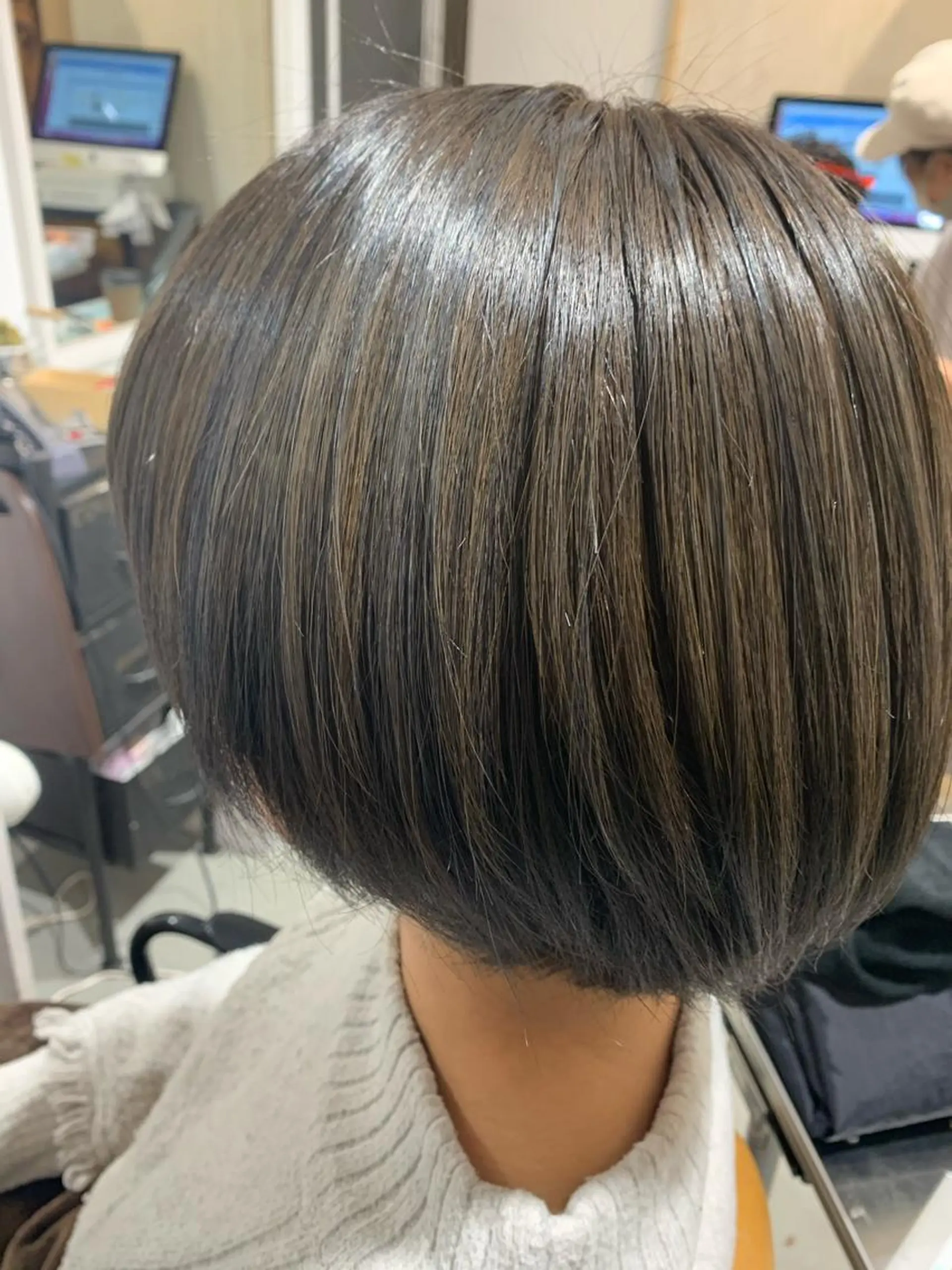 ミディアム カラー ヘアアレンジ 透明感カラー カット ヘアカラー トリートメント Sia中野新橋 『JUNYA』のヘアスタイル