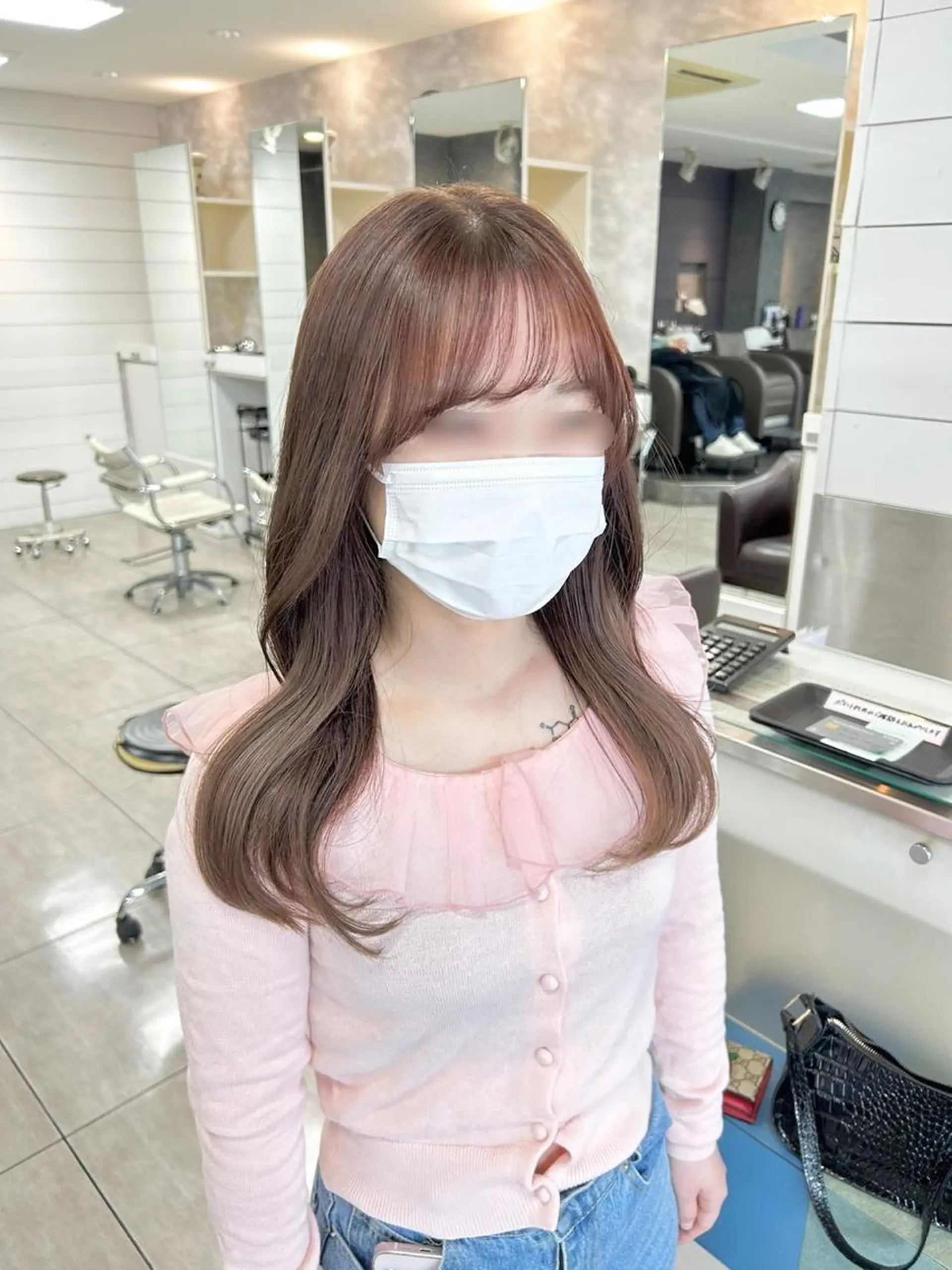 ロング レイヤーカット カット 🫧艶髪カラー🫧 森本くるみのヘアスタイル