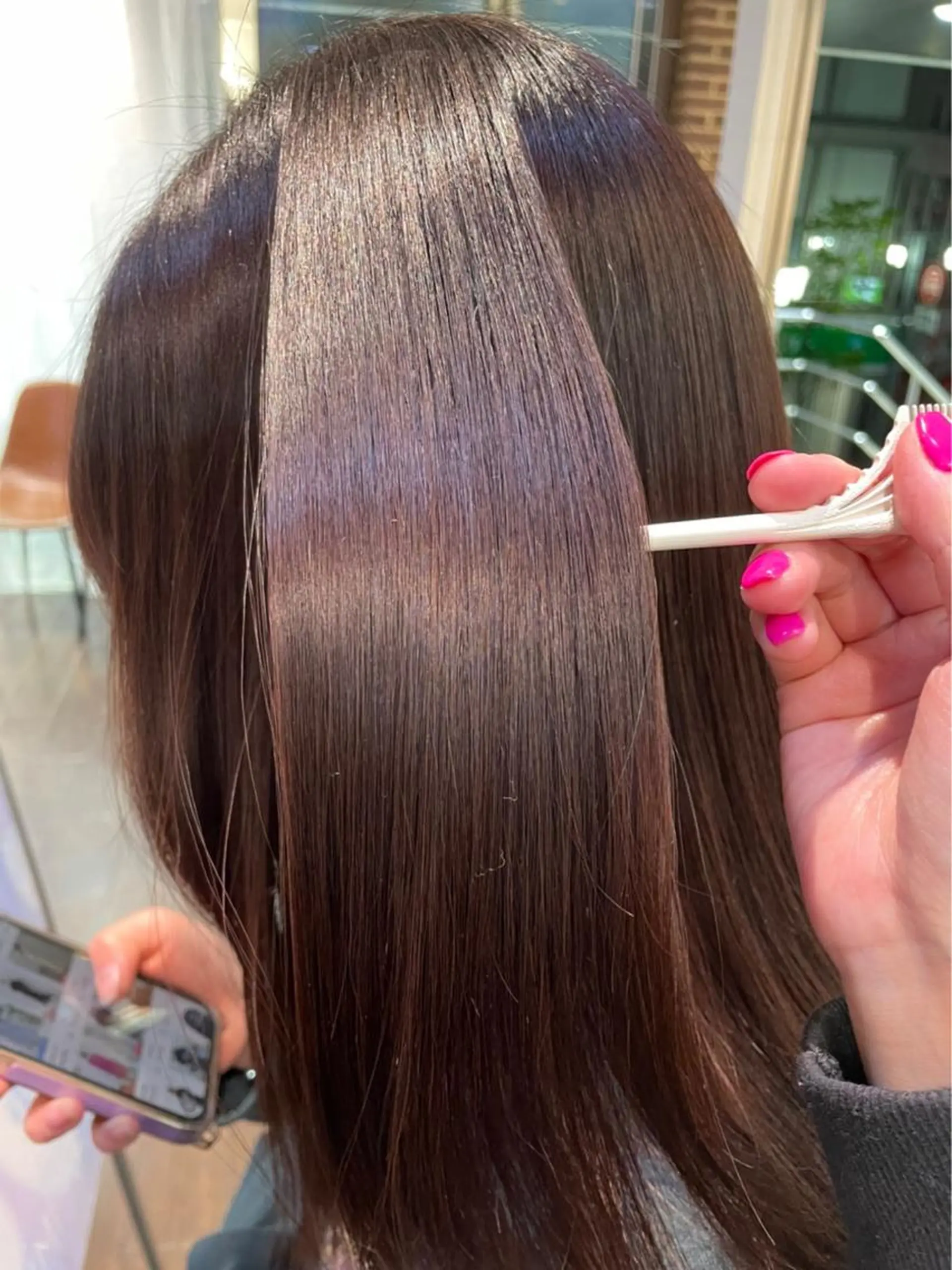 透明感カラー こだわりカットあさみのヘアスタイル