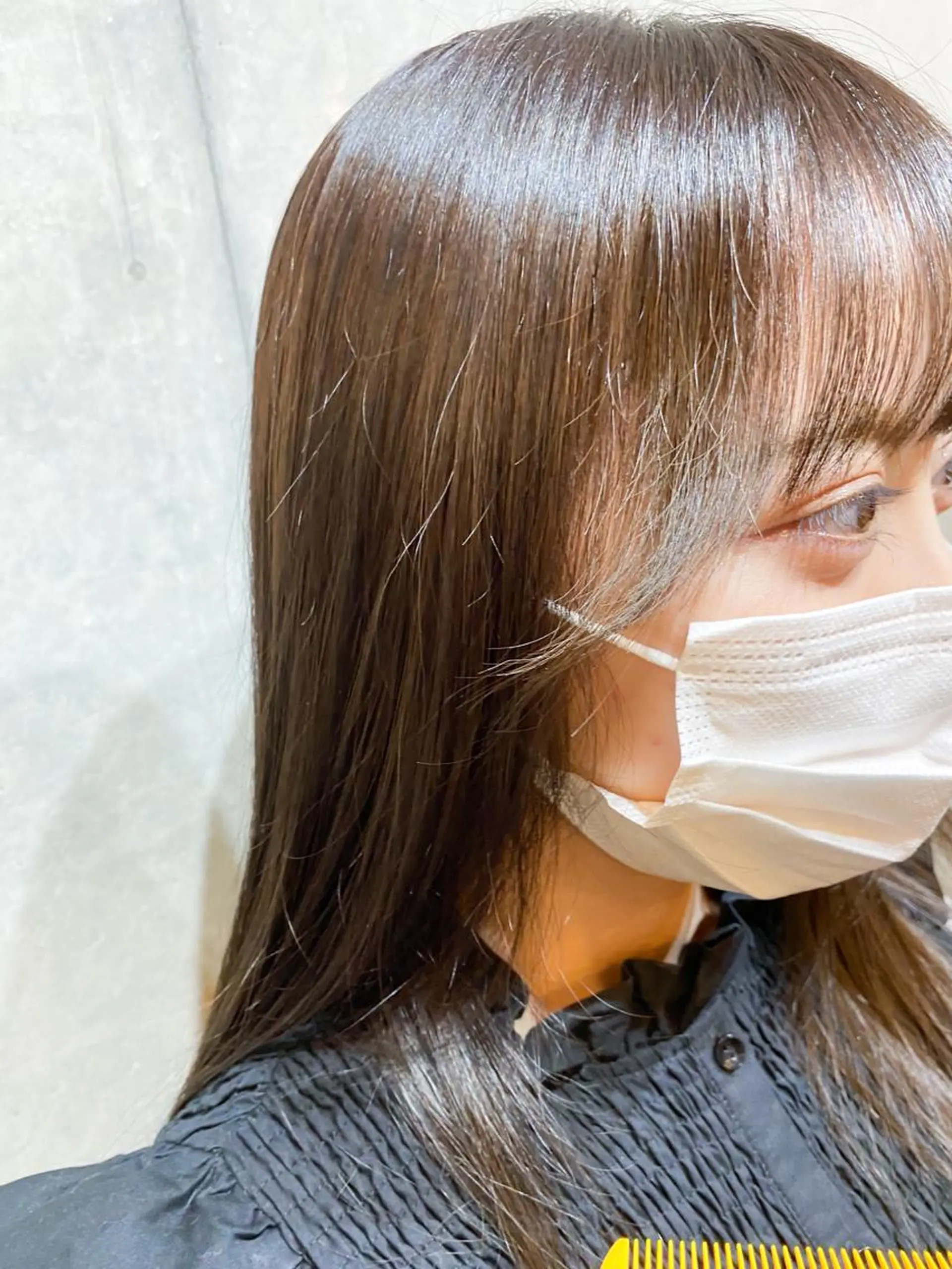 ロング カラー 艶髪ブリーチ 永井竜也のヘアスタイル