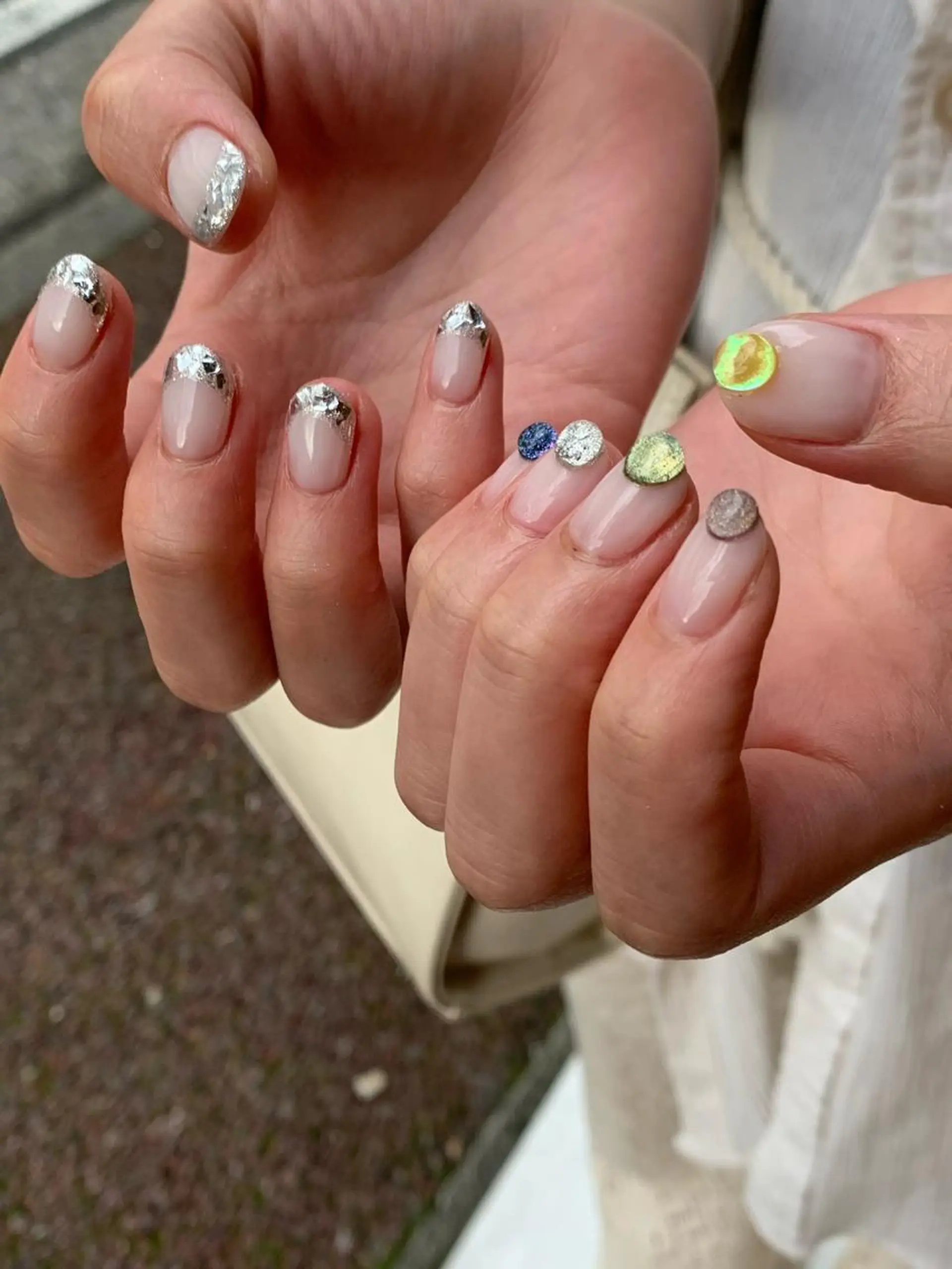 ネイル キラキラネイル ぷっくりネイル ハンドネイル 鈴木 まゆのネイルデザイン