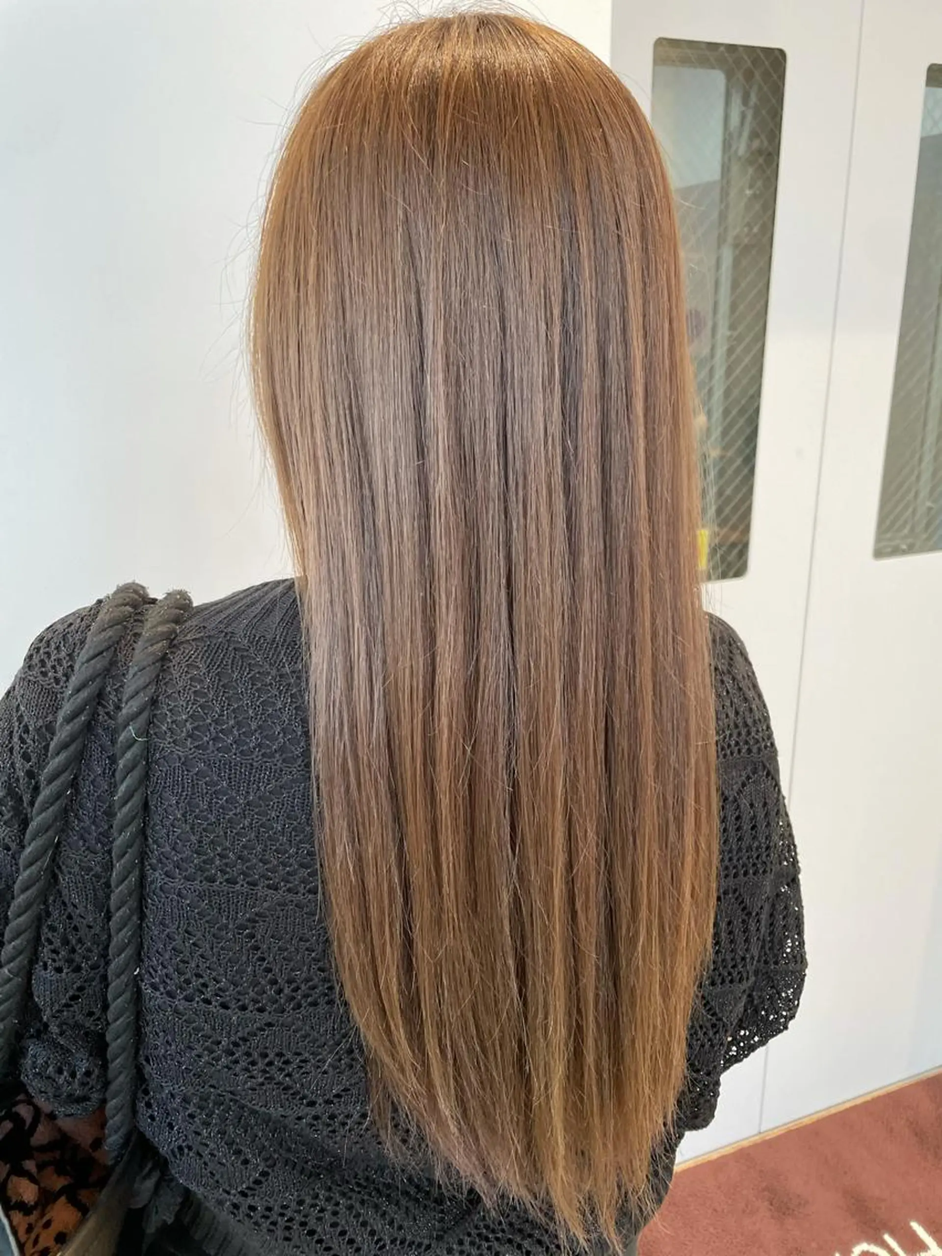 ロング カラー ヘアカラー トリートメント 美髪形成！色素改善！ 秋田　和輝のヘアスタイル