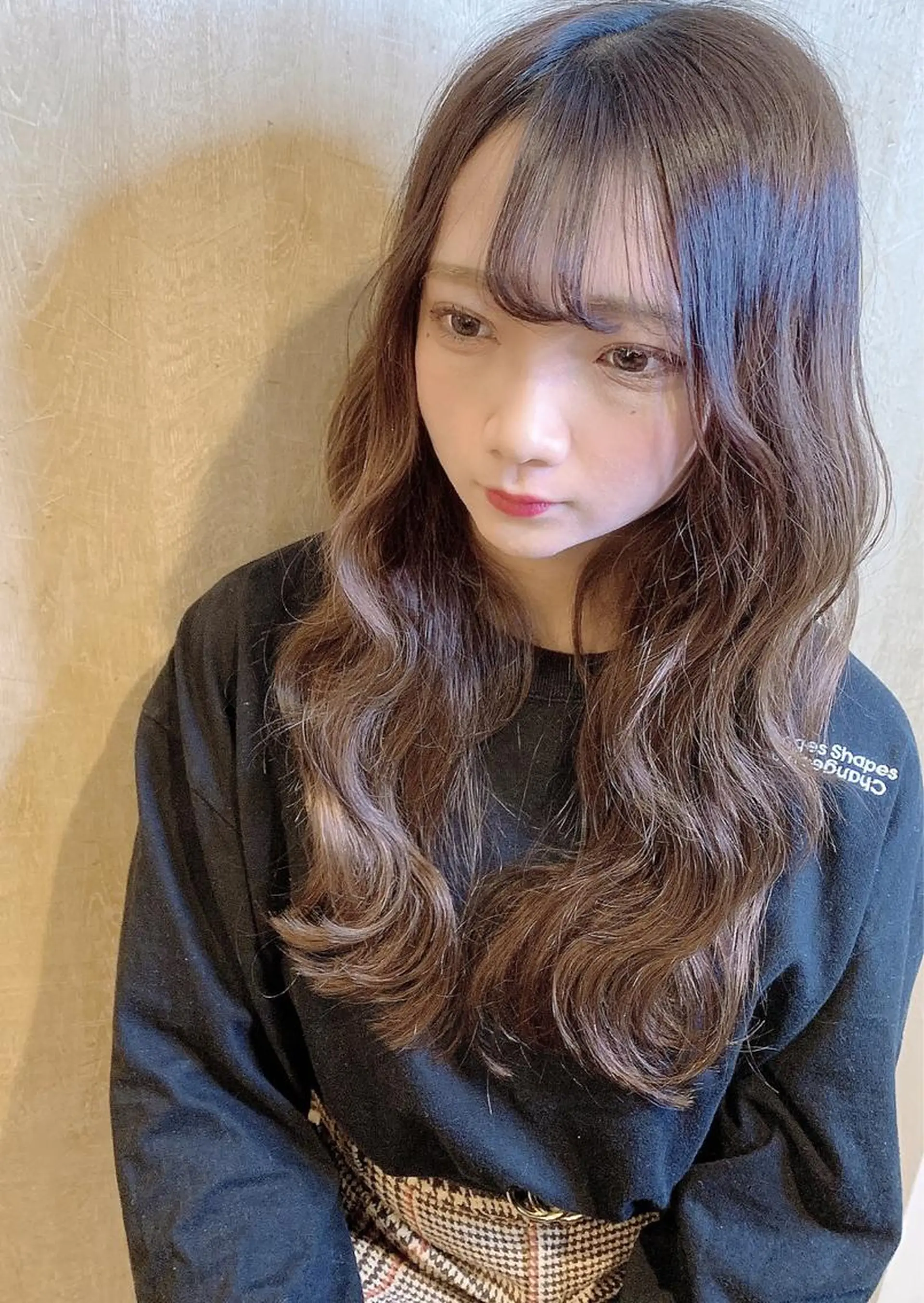 ロング カラー プルエクステ エクステ R by NINA かずなのヘアスタイル