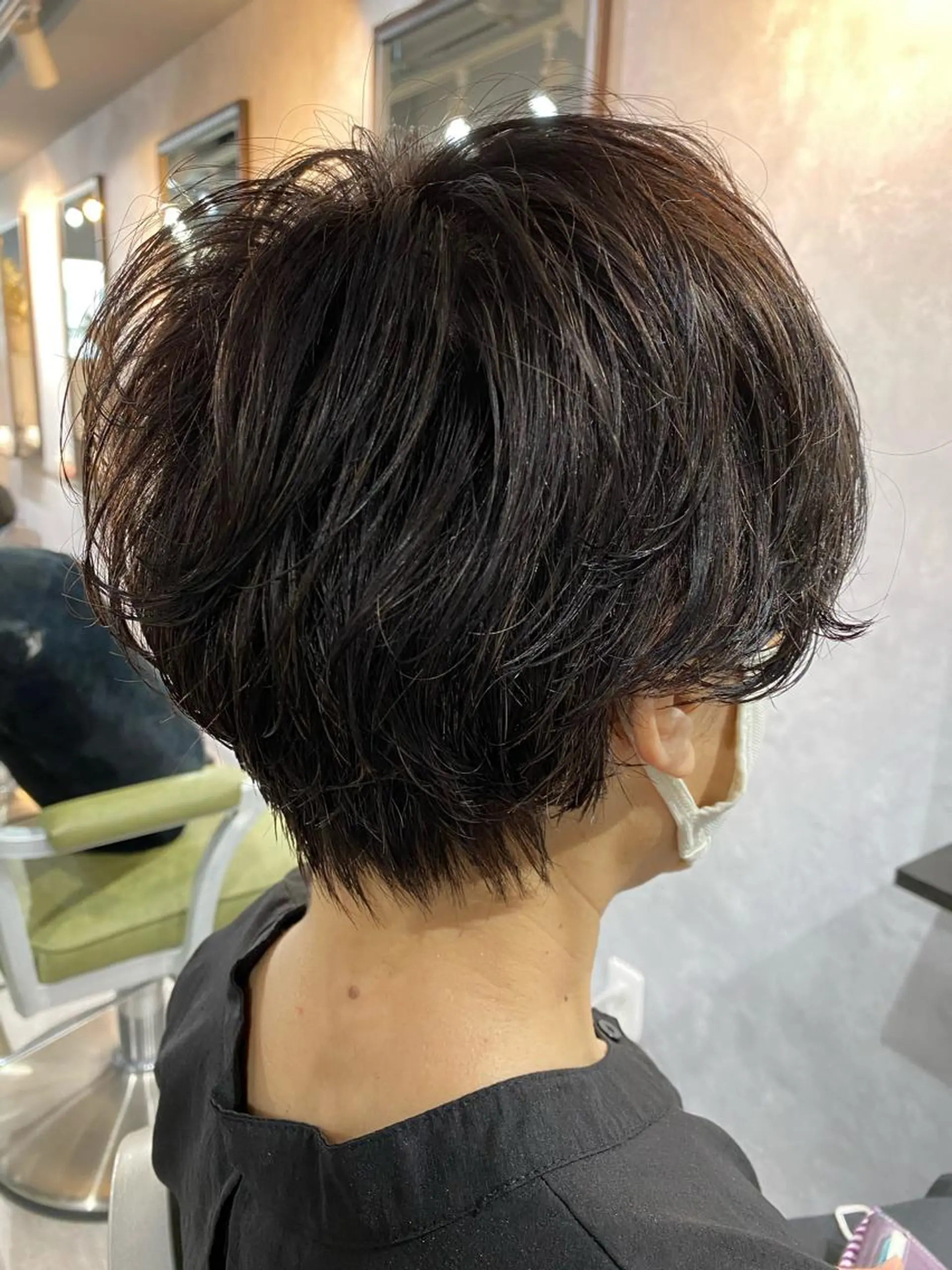 ショート パーマ カット パーマ トリートメント 久保亮太 /大人ショートのヘアスタイル