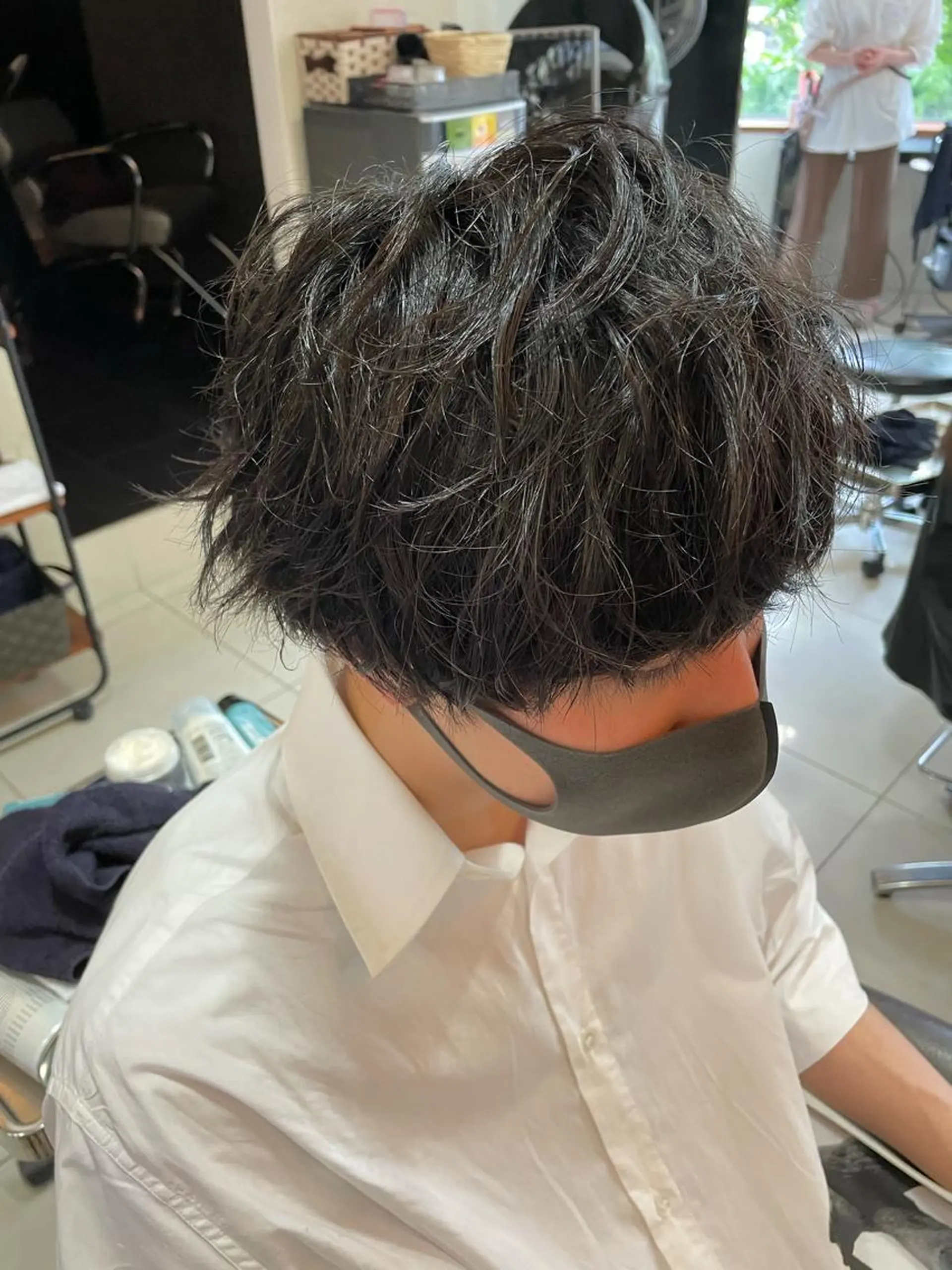 ショート メンズ マッシュ ブリーチ特化 ハイトーンRYOYAのヘアスタイル