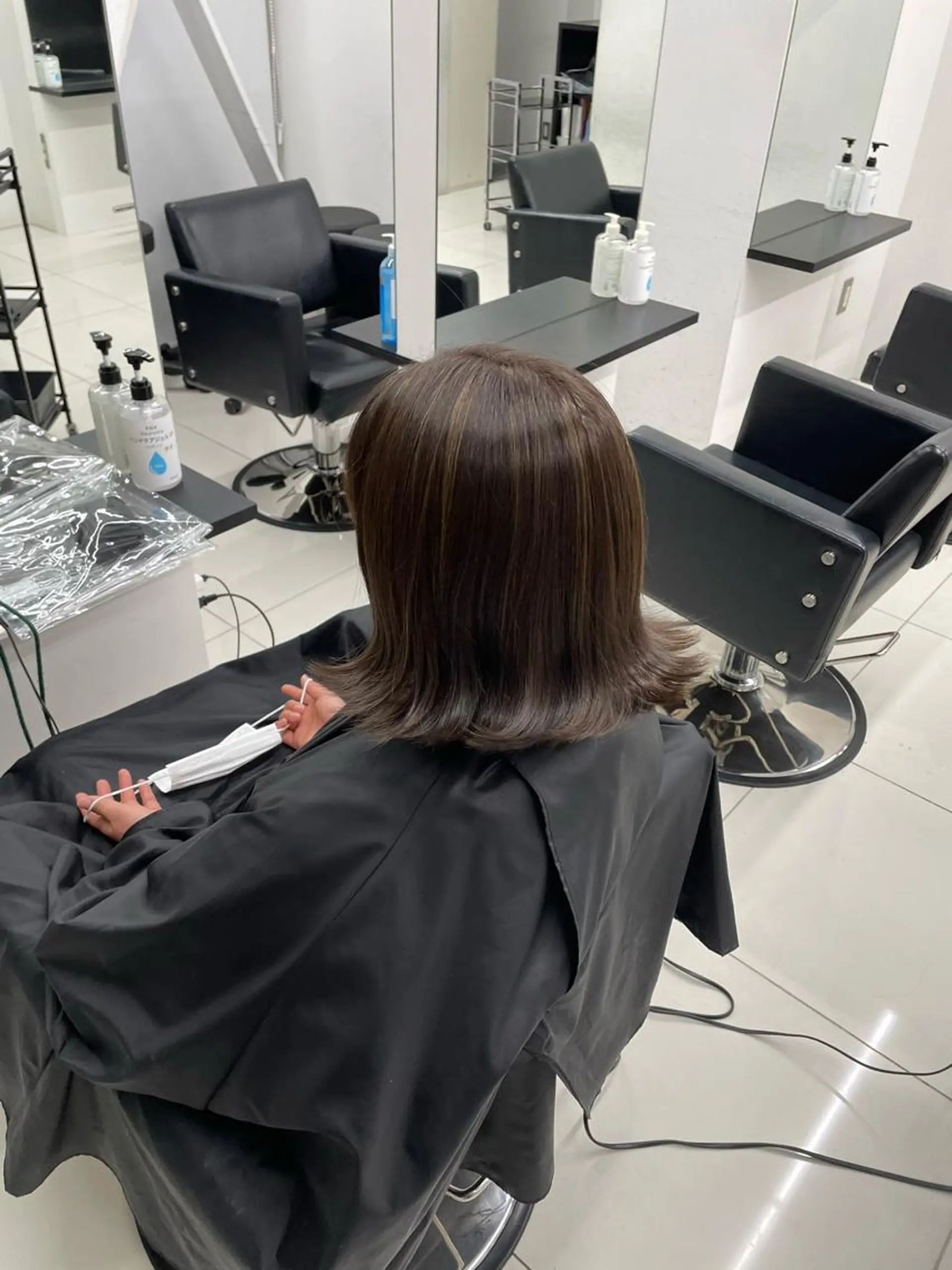 ミディアム カラー ハイライトカラー ハイライト ✨無料！カット モデル募集✨夕貴のヘアスタイル