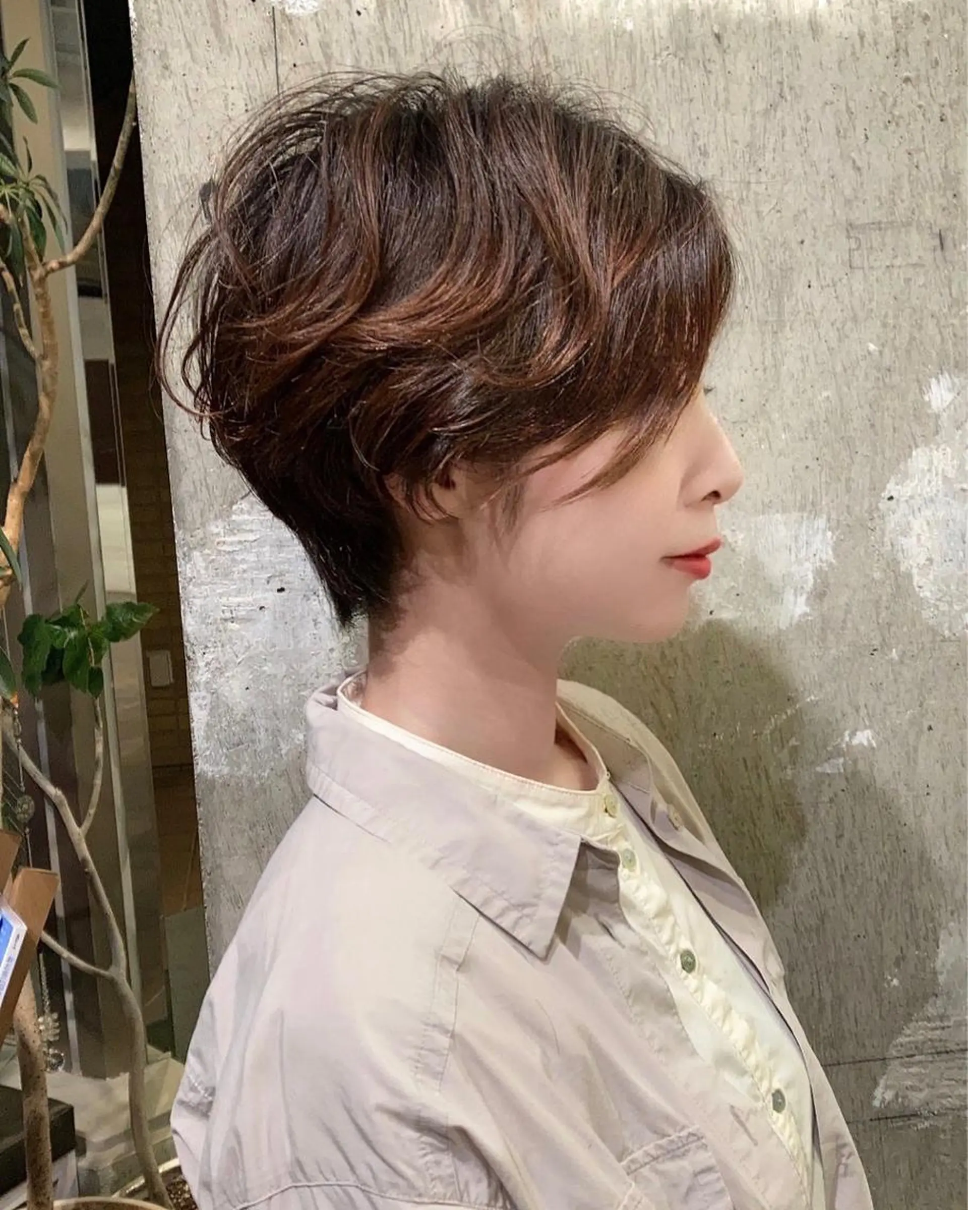 ショート パーマ ROBBY表参道所属・木村【似合わせ ショート】無料✨のヘアスタイル