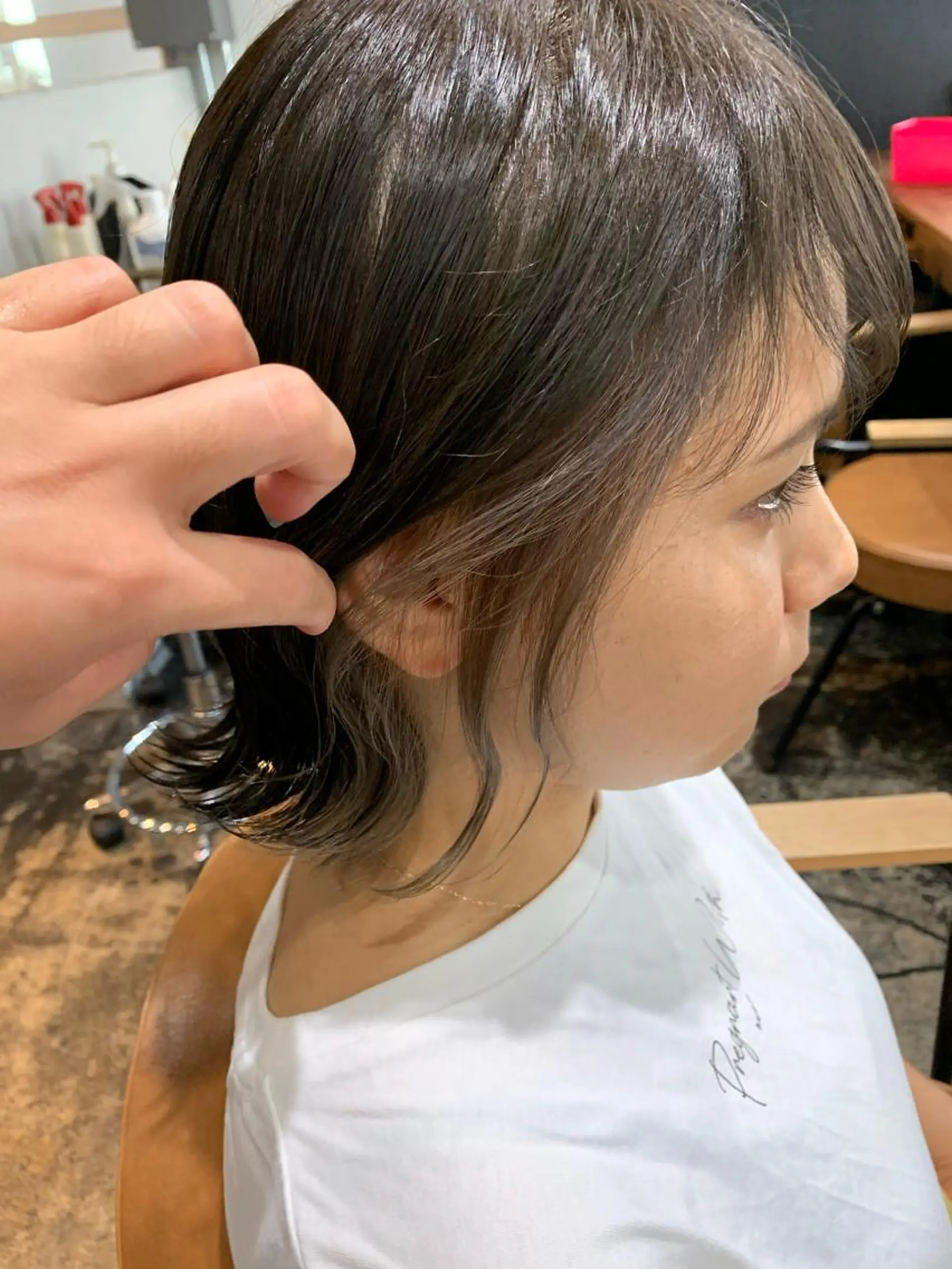 ミディアム ヘアカラー トリートメント 山本 みきのヘアスタイル